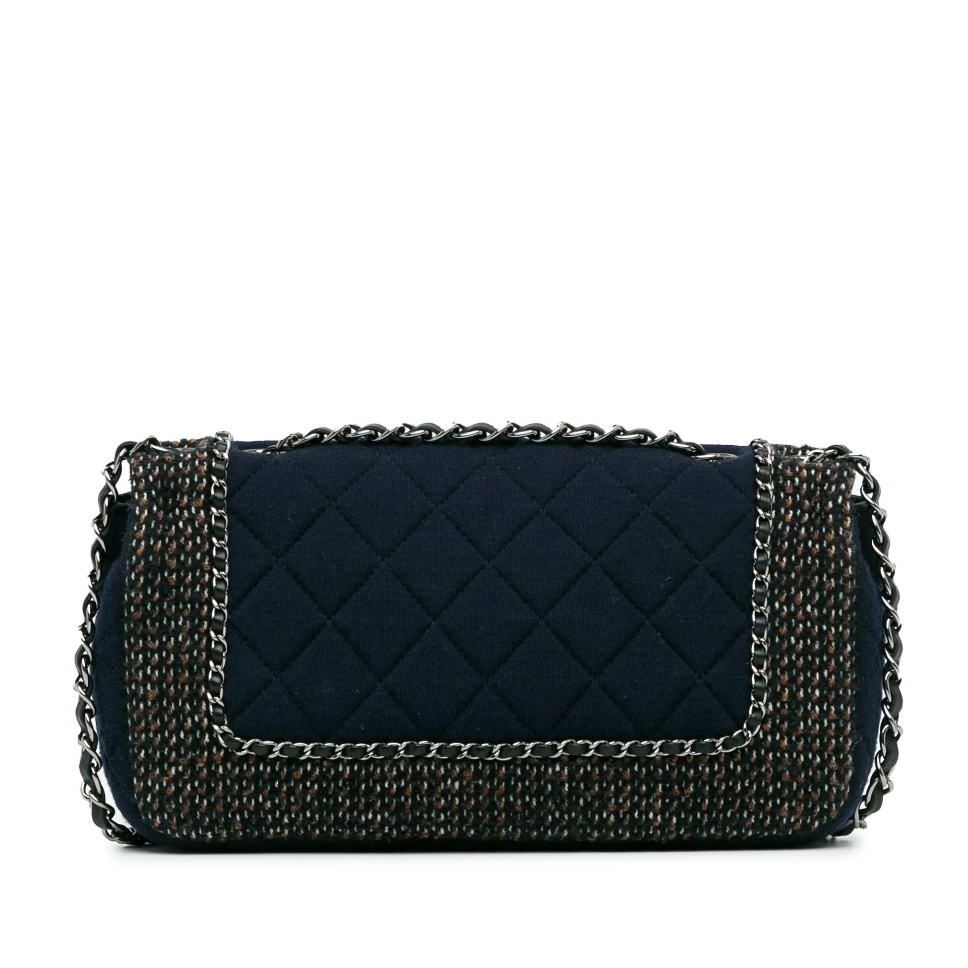 Chanel Small Jersey Tweed Flap