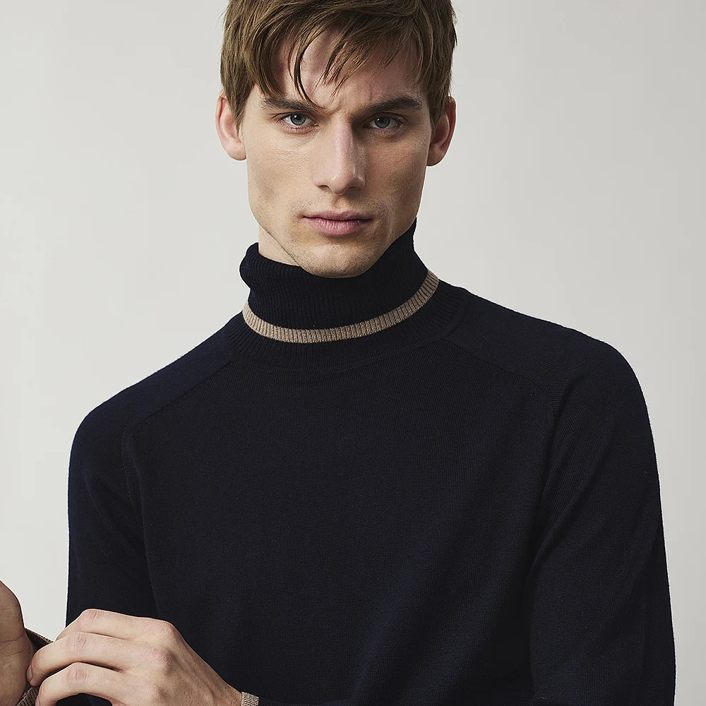 Tomas Merino Turtle Neck