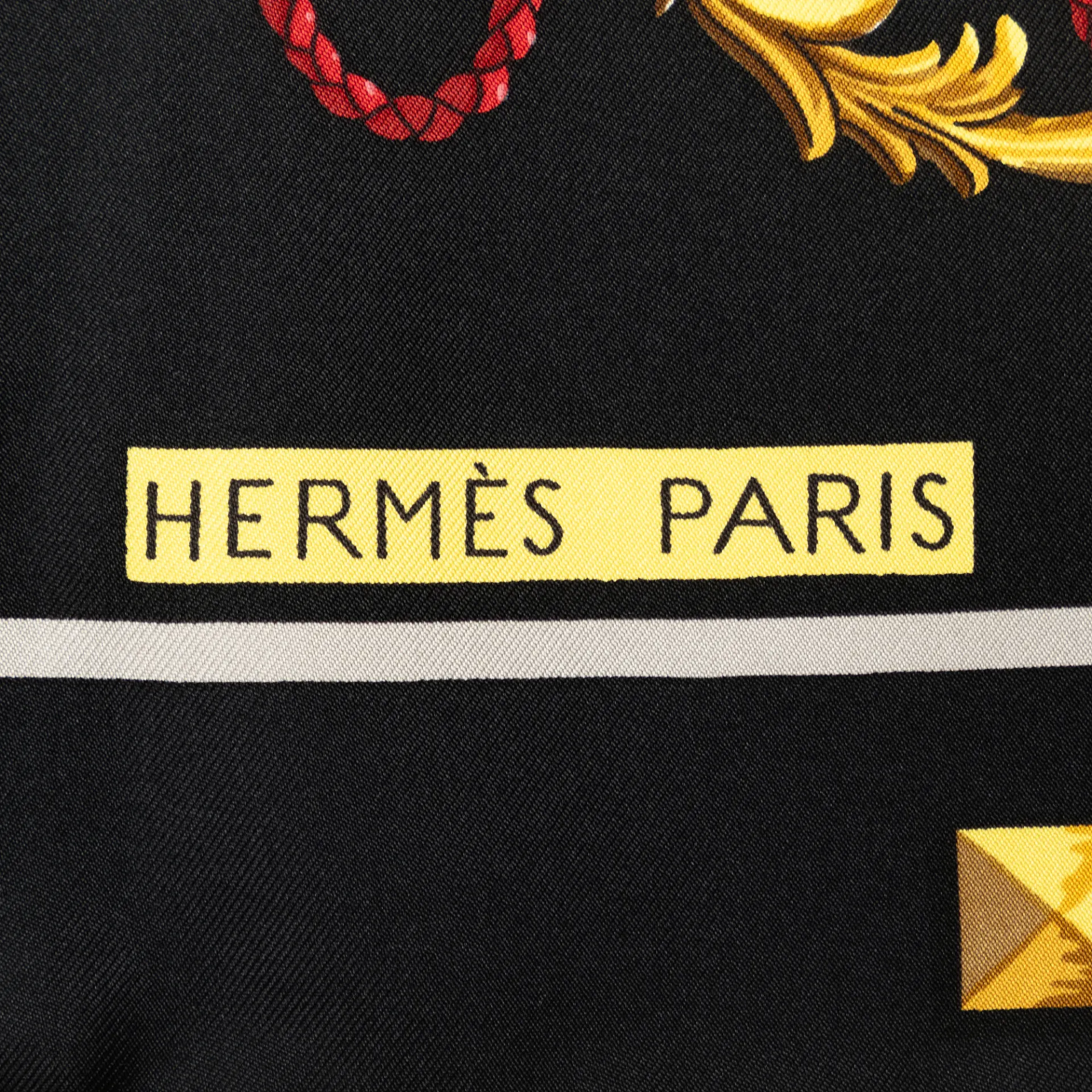 Hermès Les Cles Silk Scarf