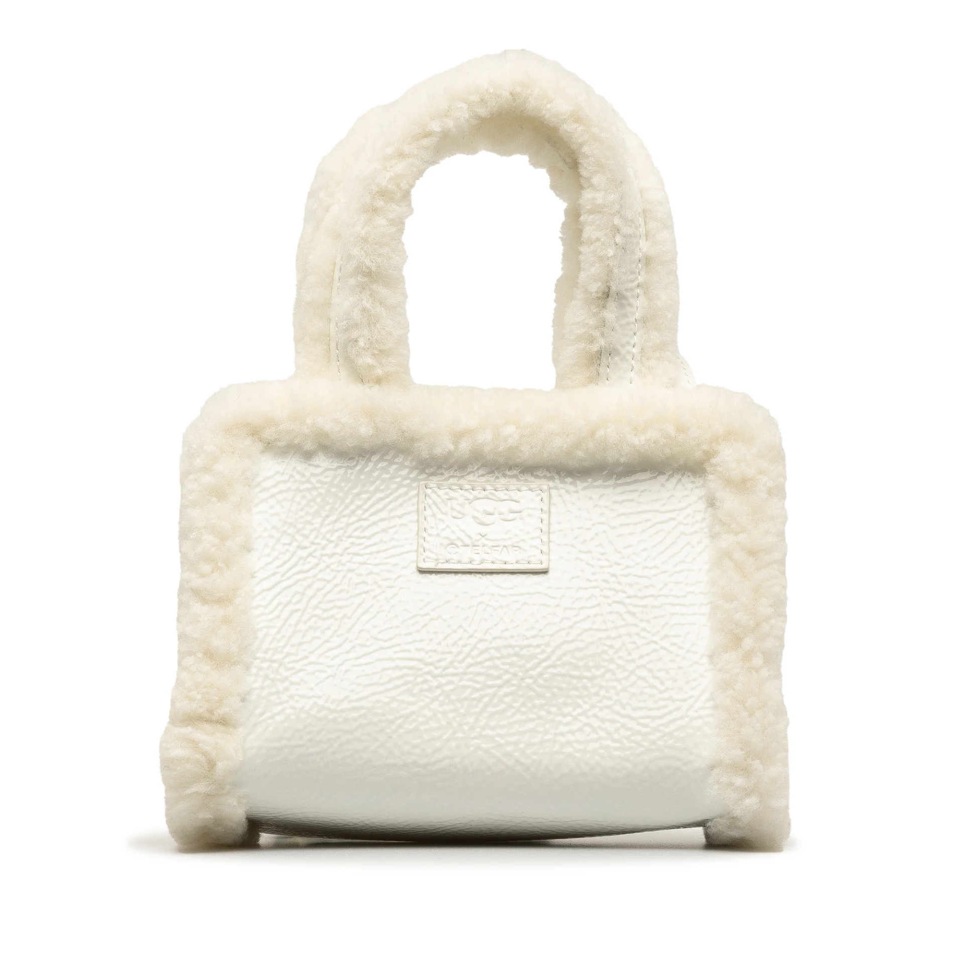 Telfar X Ugg Small Shearling Crinkle Shopper Tote