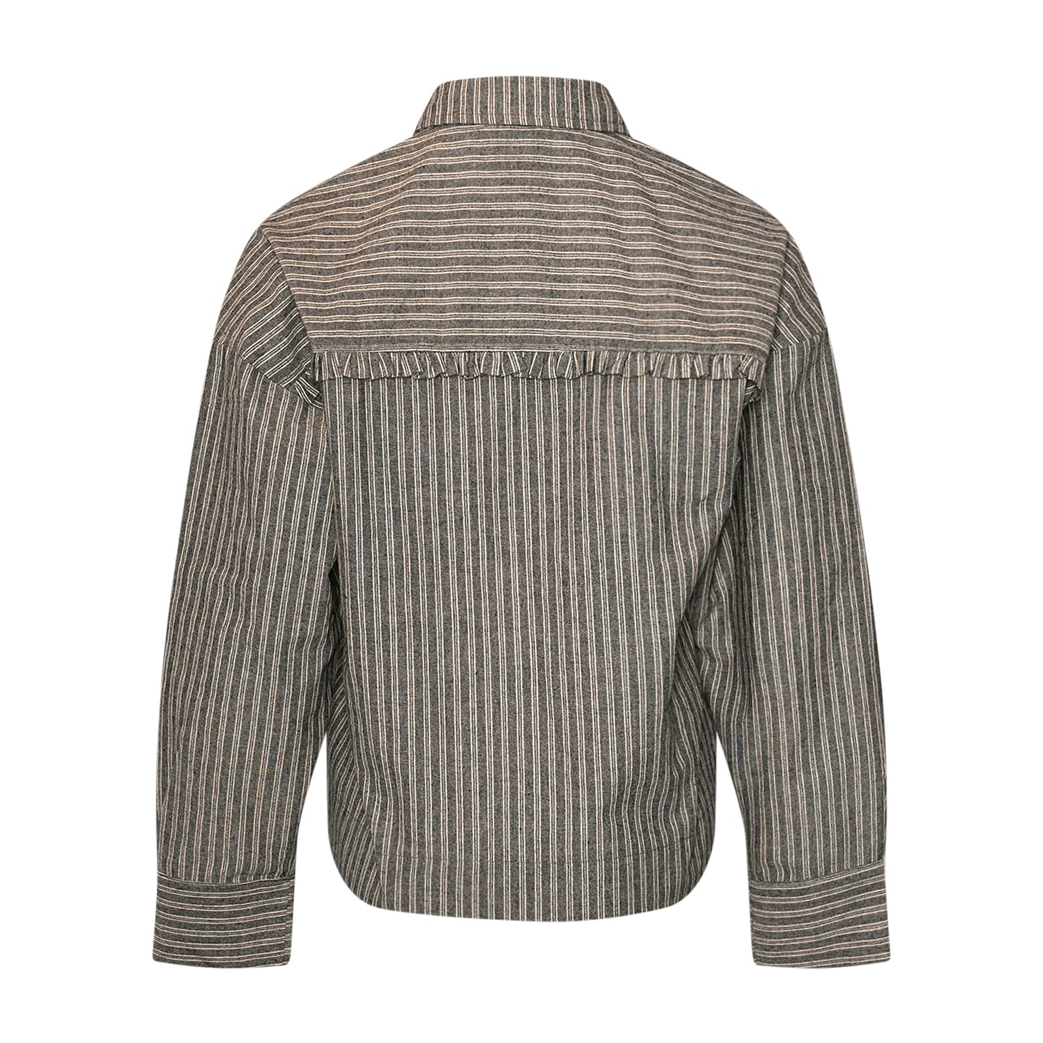 Hansina, Shirt - Deepest Grey Stripe