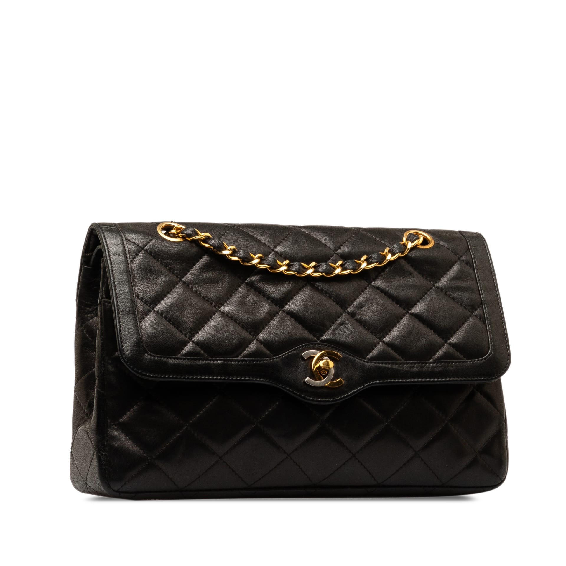 Chanel Lambskin Paris Double Flap