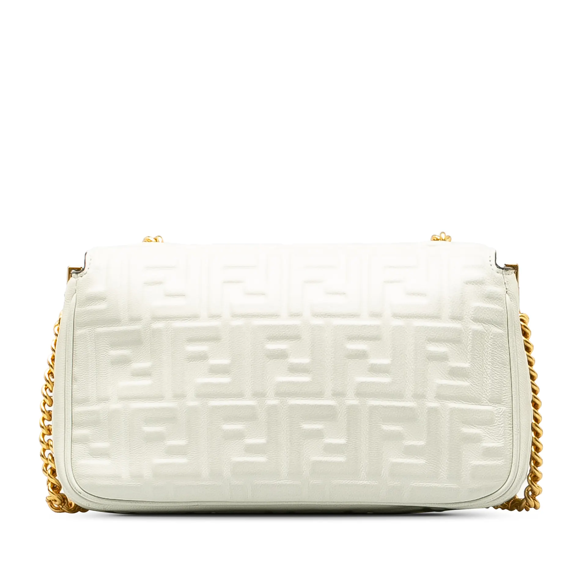 Fendi Zucca Embossed Midi Baguette