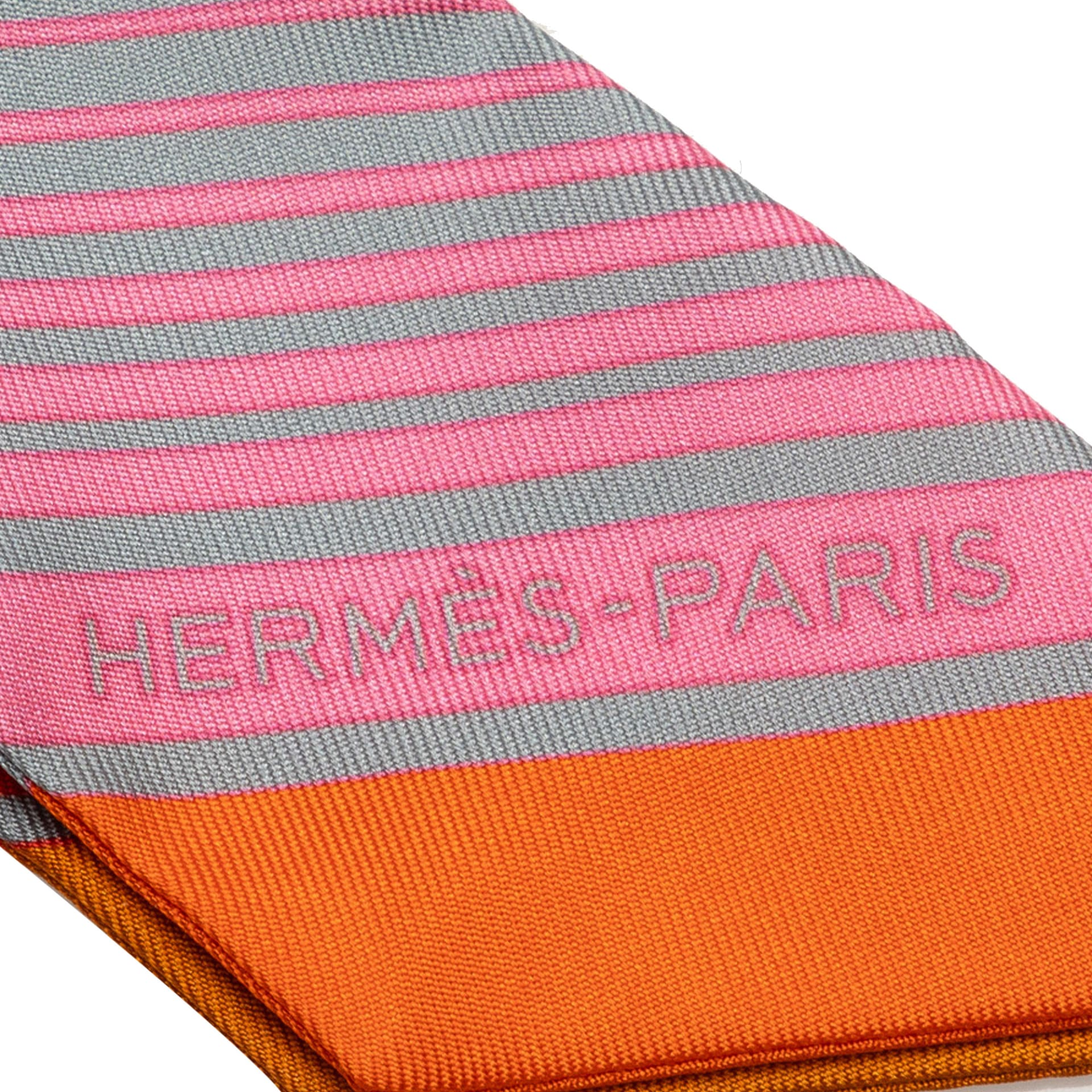 Hermes Printed Twilly Silk Scarf