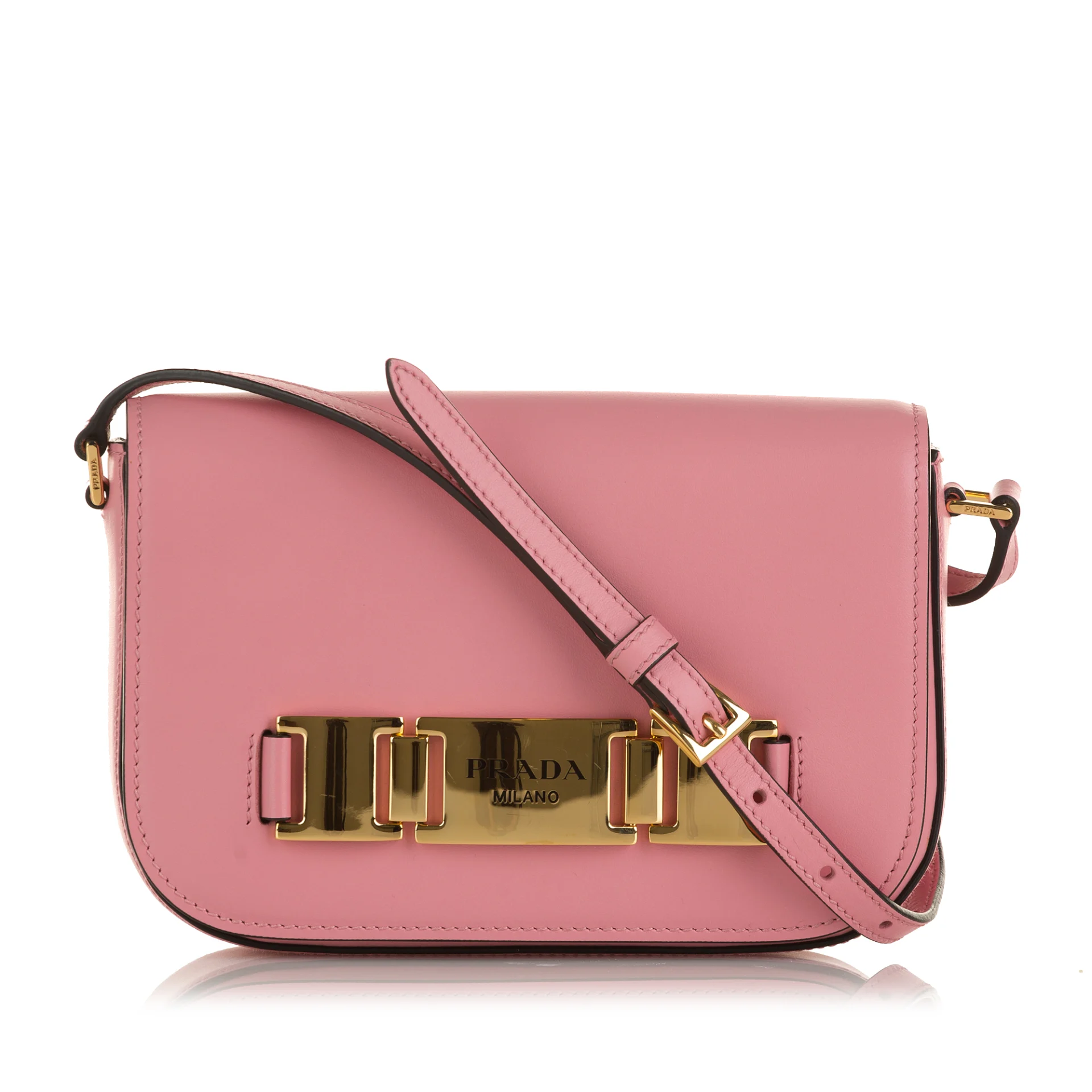 Prada City Calf Crossbody Bag