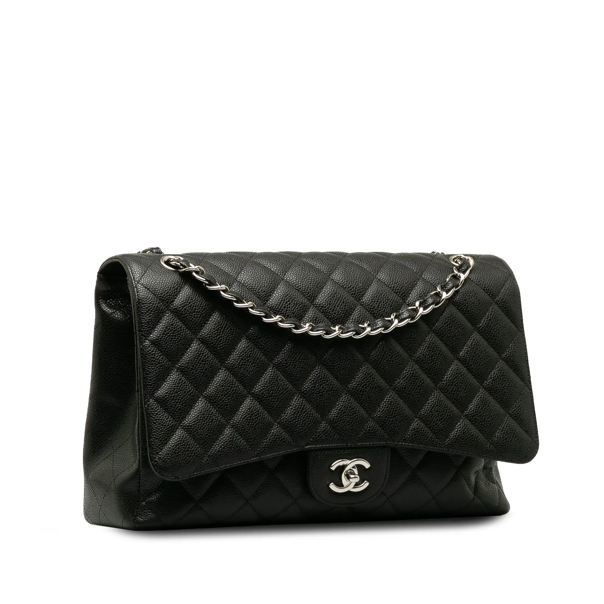 Chanel Maxi Classic Caviar Double Flap