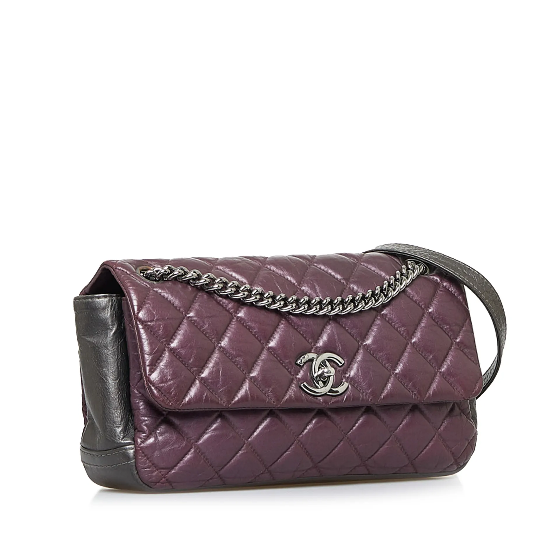 Chanel Glazed Matelasse Portobello Flap Bag
