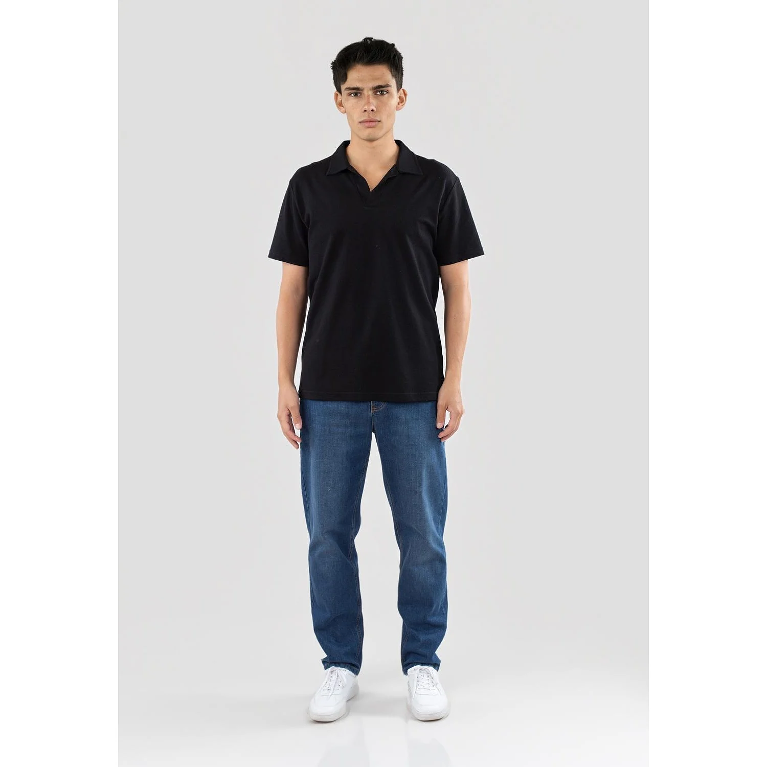 Nelson Polo Pique - Black