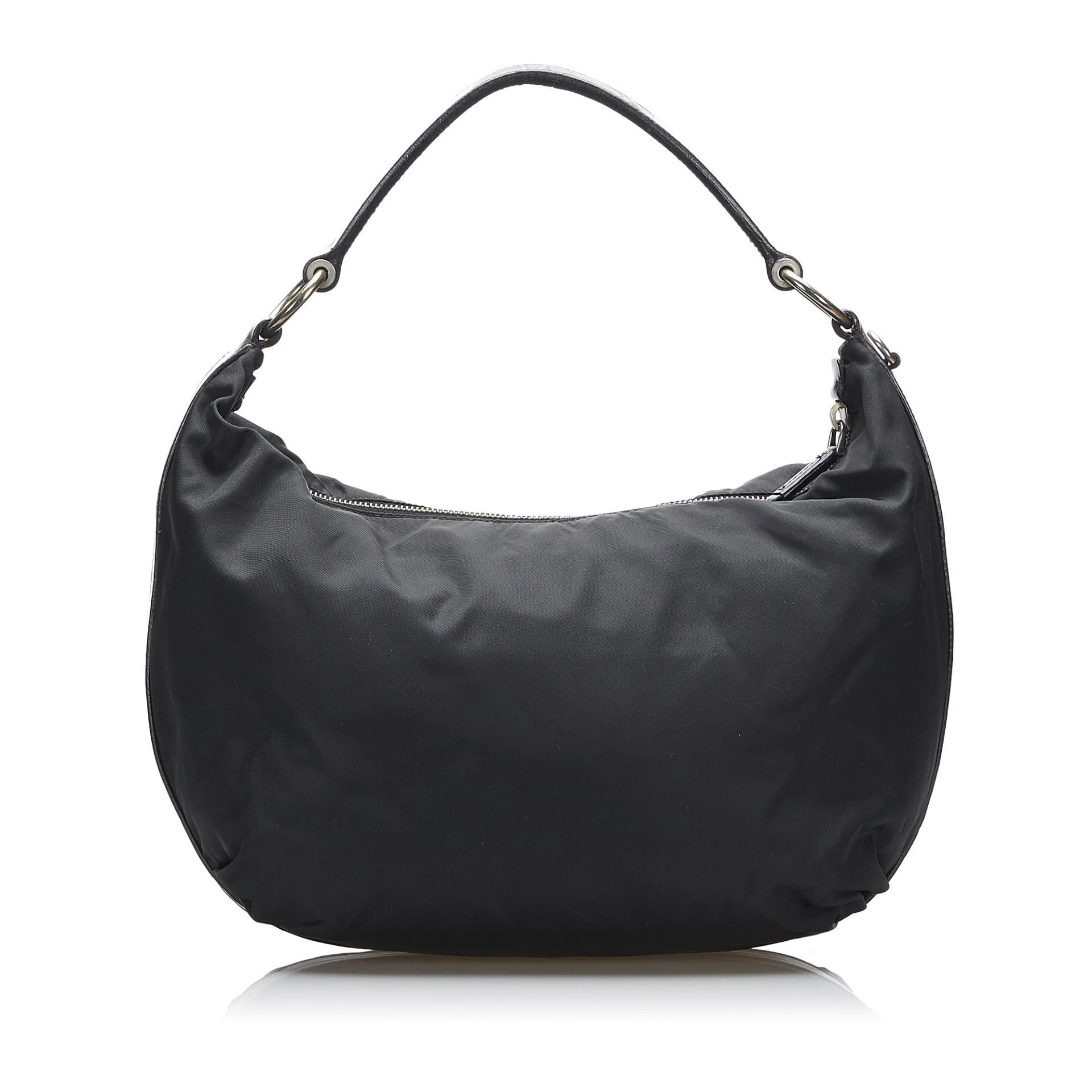 Prada Canapa Logo Tessuto Hobo