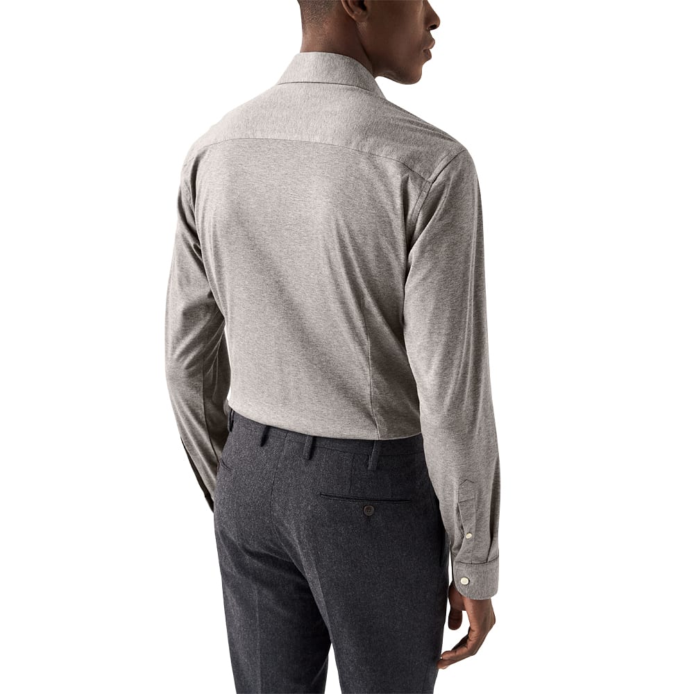 Slim Fit Skjorta I Filo Di Scozia