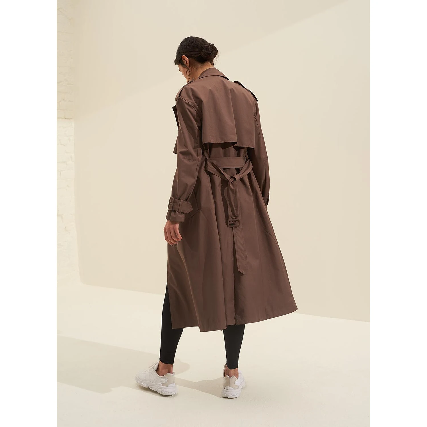 Macchiato Recycled Tech Trench Coat