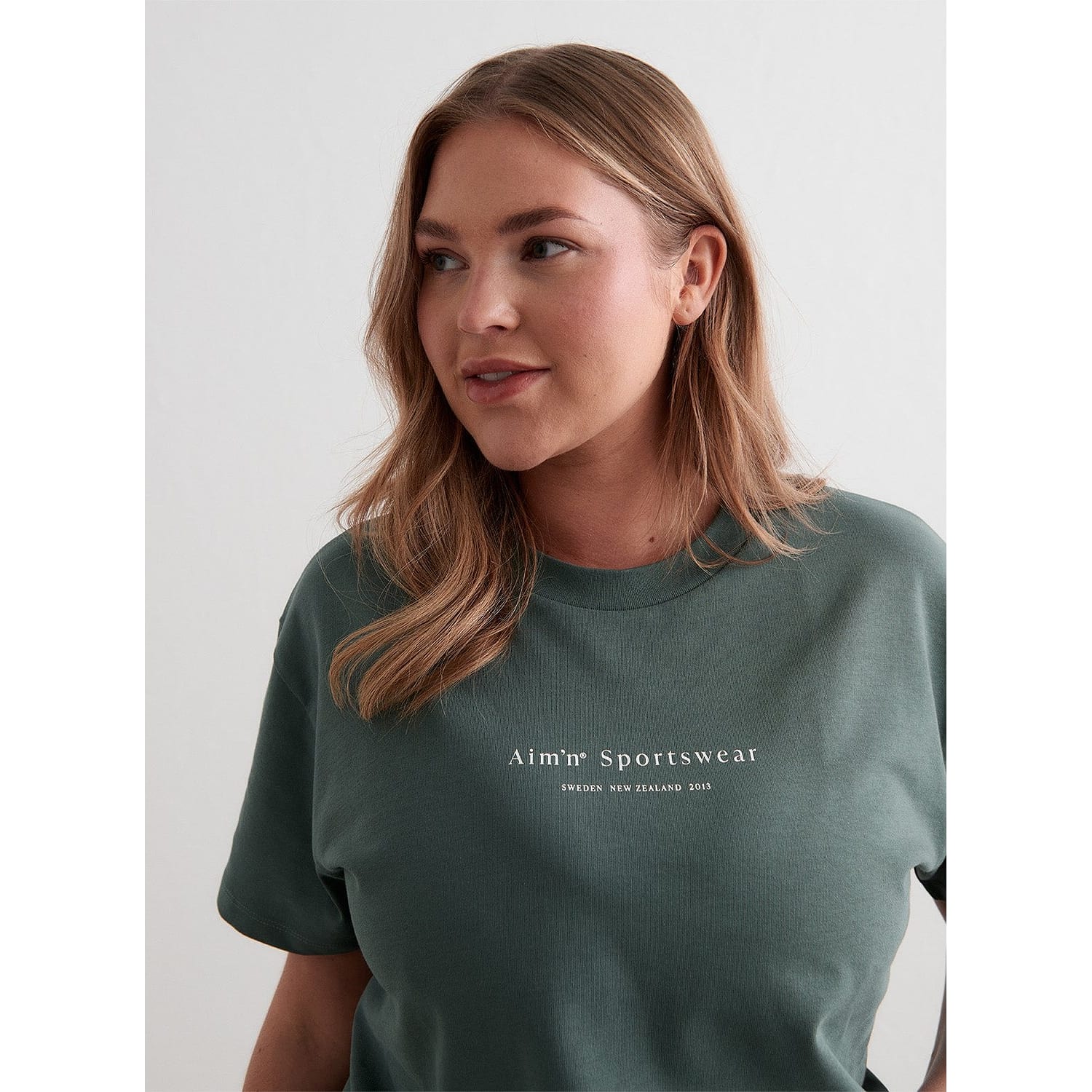 Sage Serif Boxy T-shirt