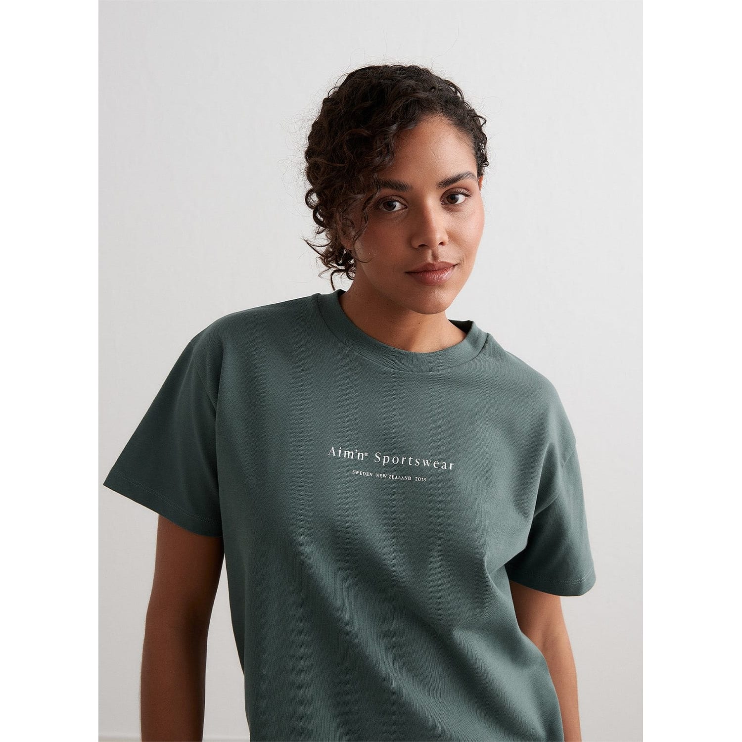 Sage Serif Boxy T-shirt