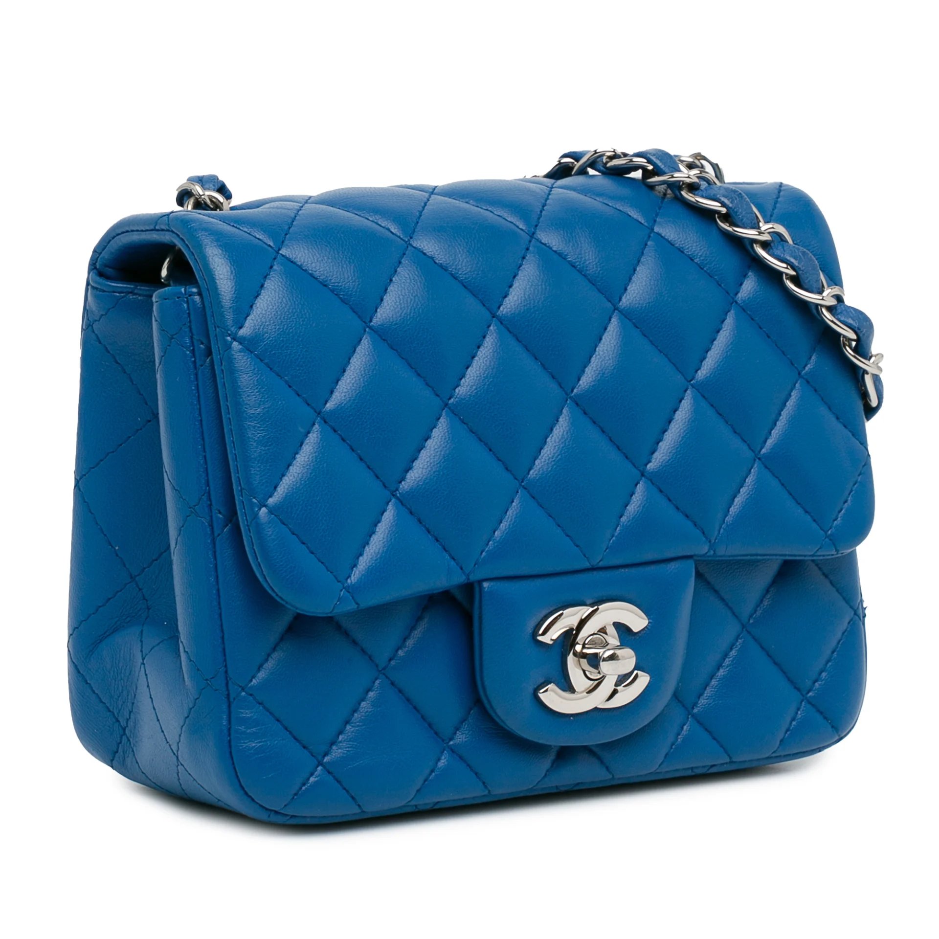 Chanel Mini Square Classic Lambskin Single Flap