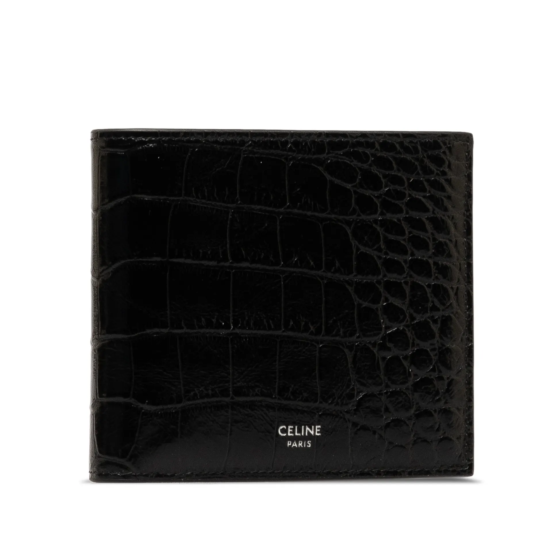 Celine Embossed Leather Bifold Wallet