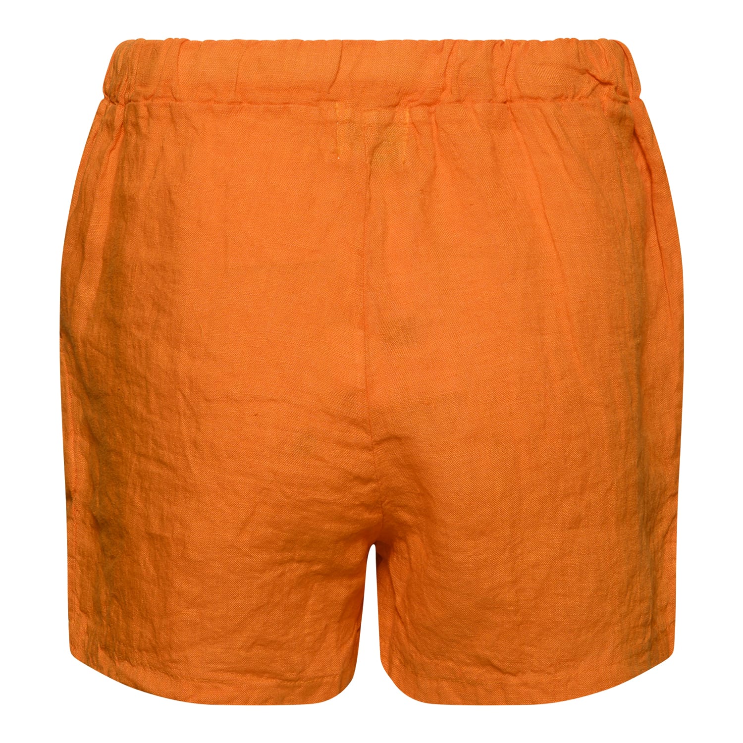 17691, Shorts, Linen - Mandarin