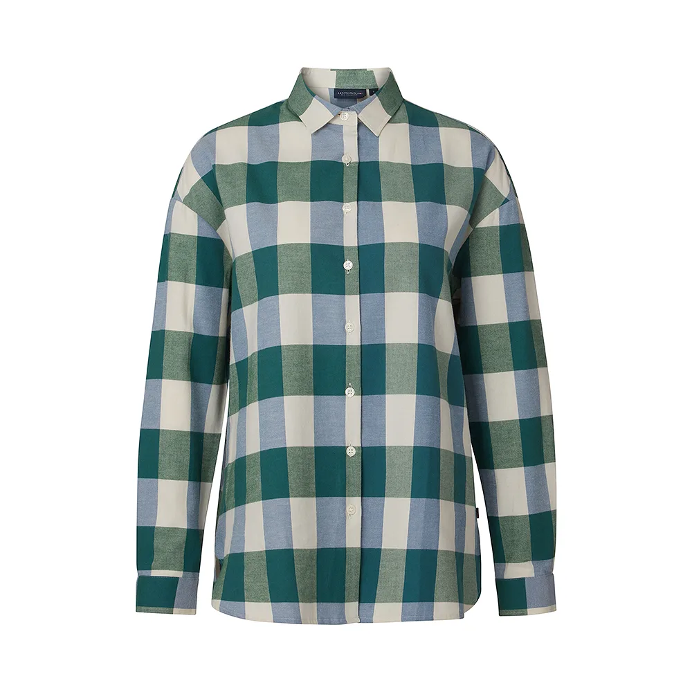 Edith Organic Cotton Flannel Check Shirt