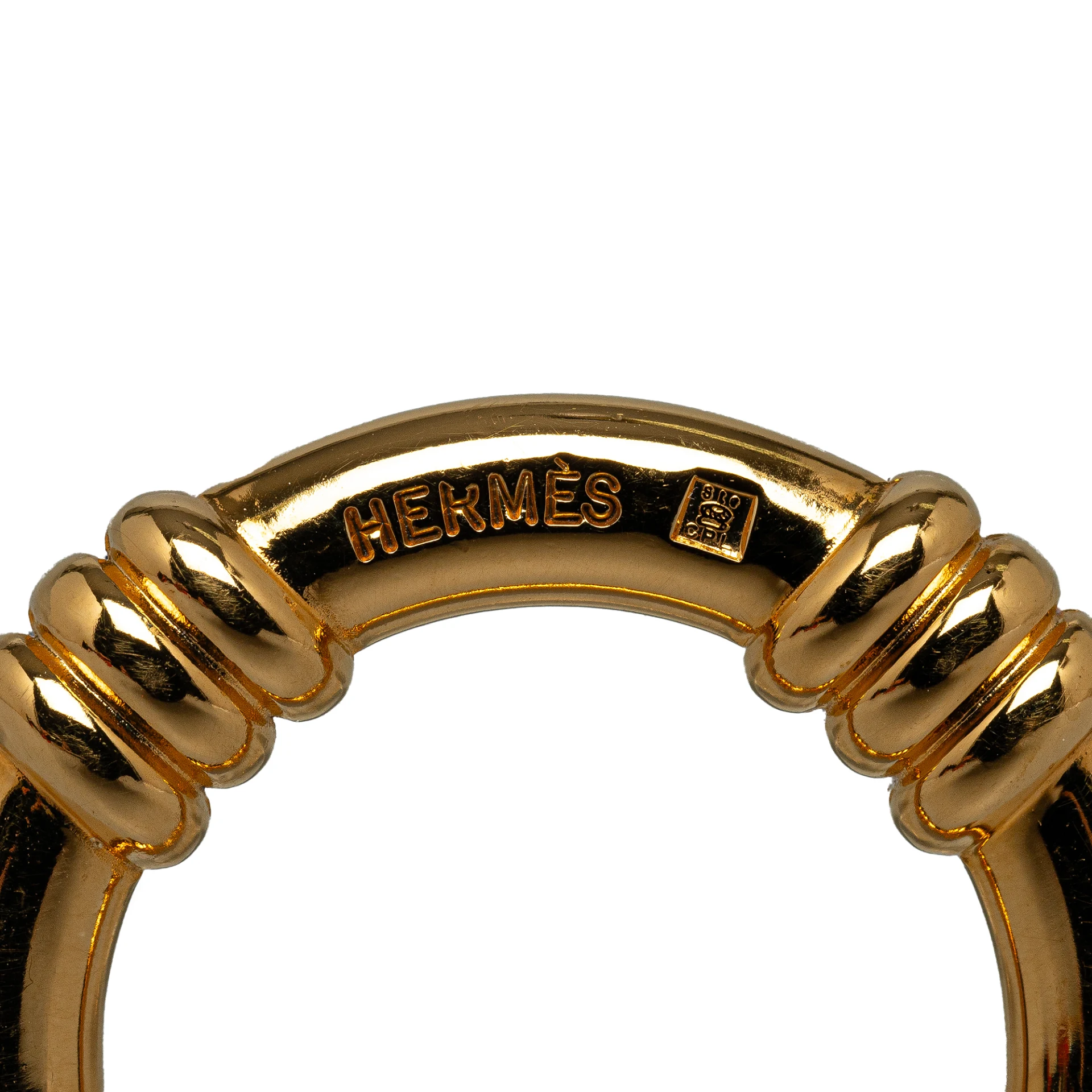 Hermes Metal Scarf Ring