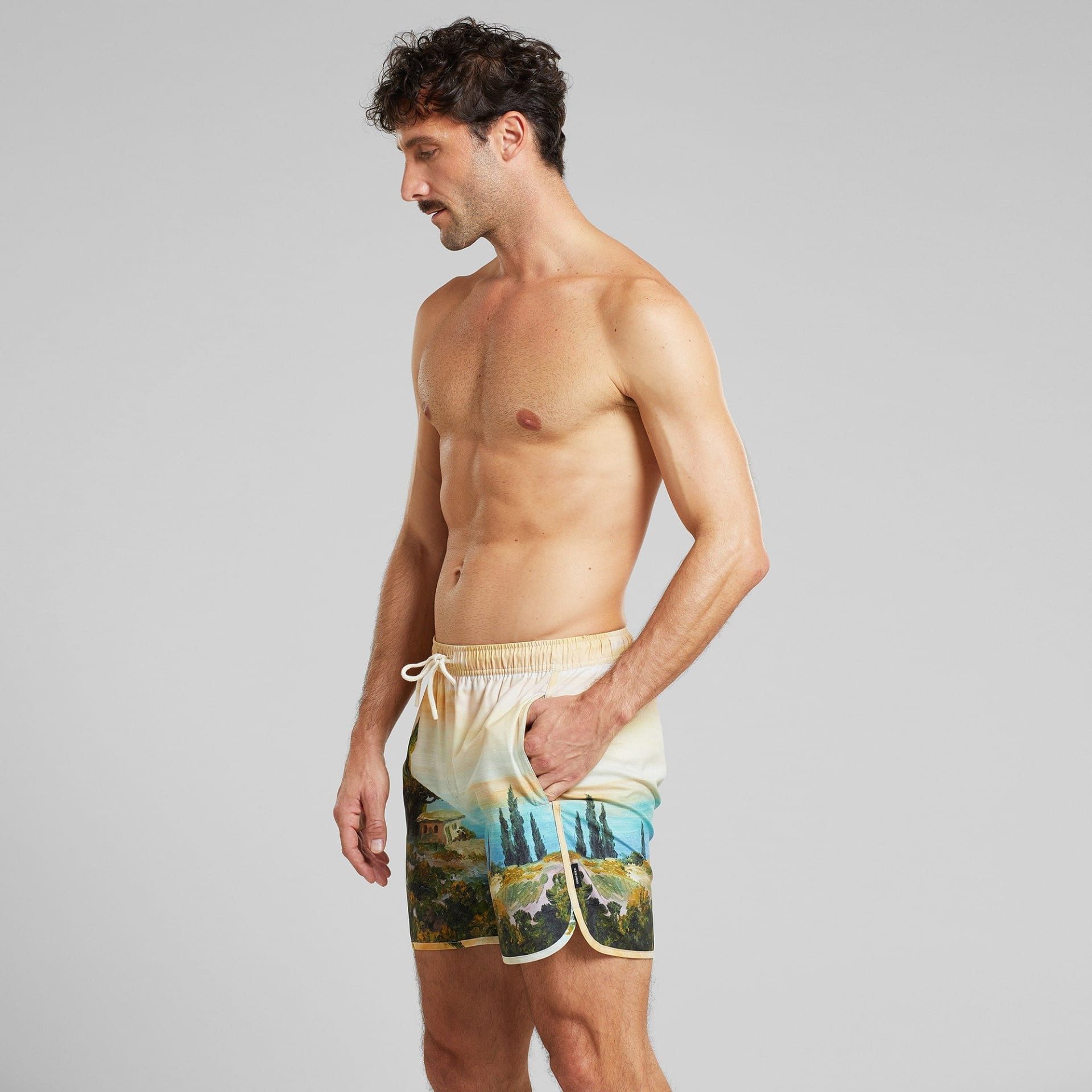 Swim Shorts Sandhamn Oceanview Multi Color