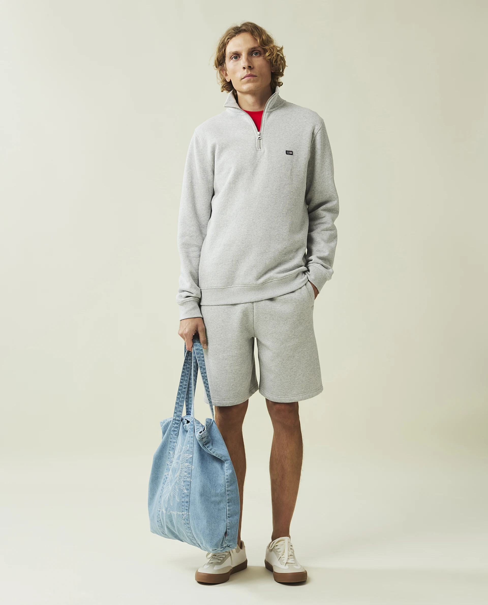 Terrance Organic Cotton Half-zip Sweatshirt