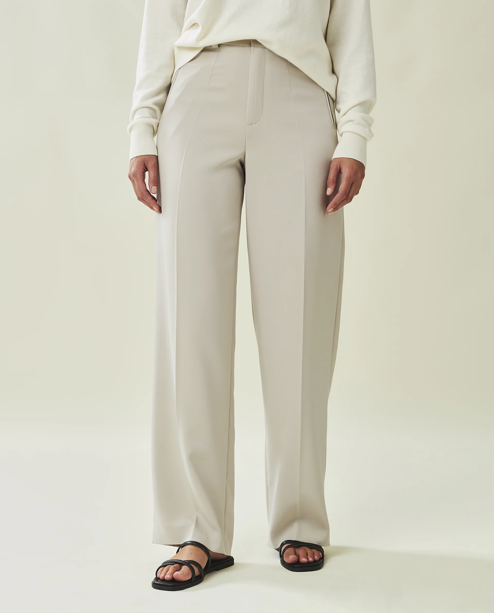 Kennedy Lyocell Blend Wide-leg Tailored Pants