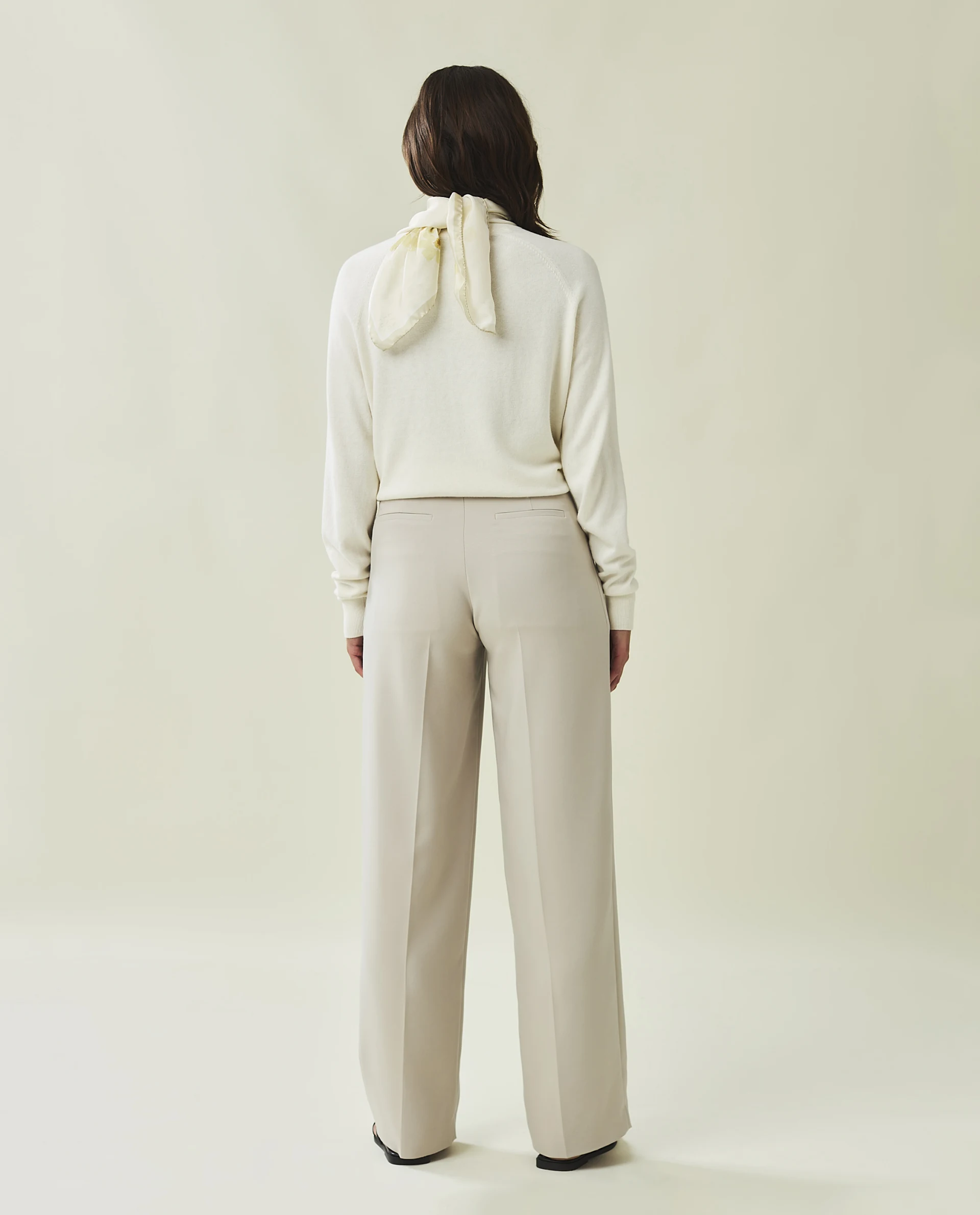 Kennedy Lyocell Blend Wide-leg Tailored Pants