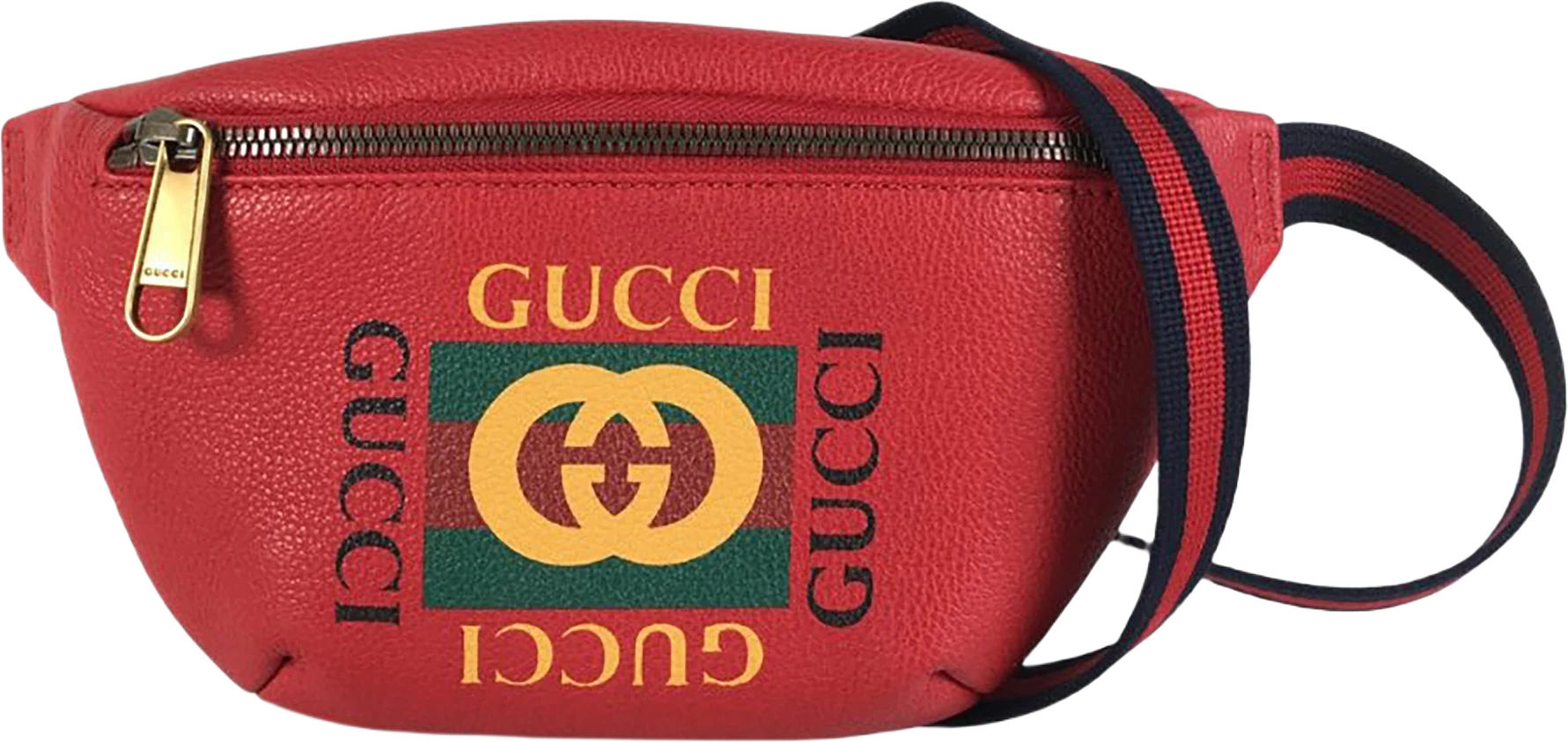 Gucci Logo Leather Belt Bag