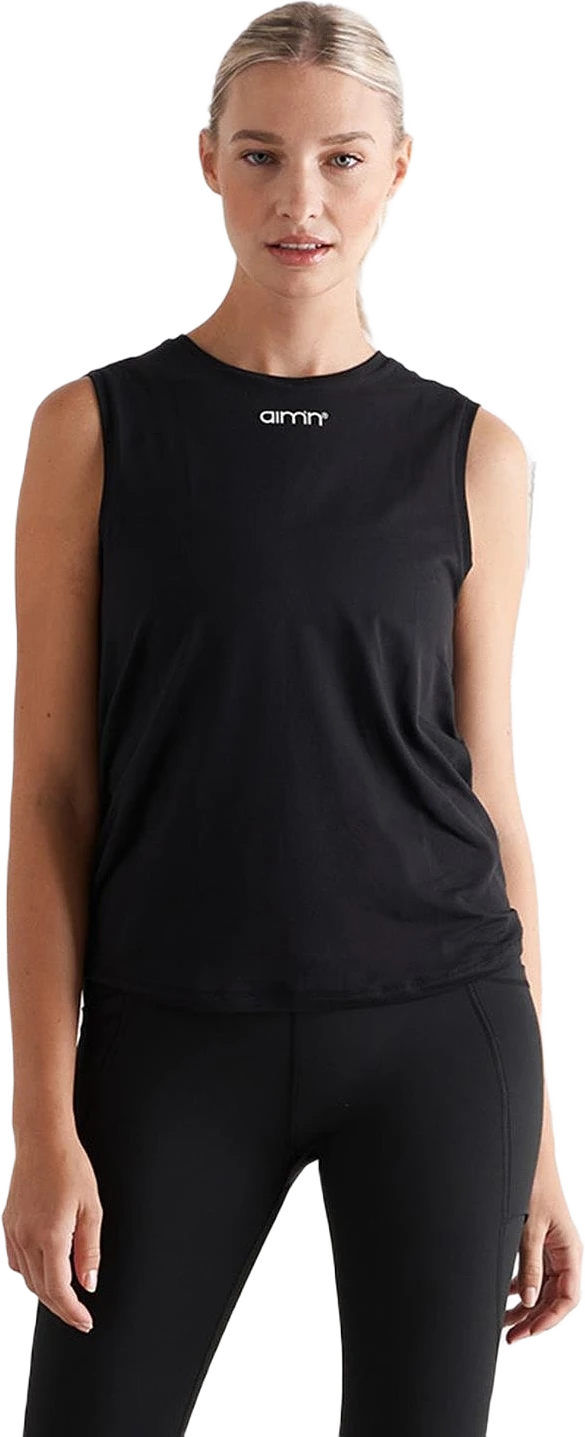 Black Soft Basic Sleeveless Top