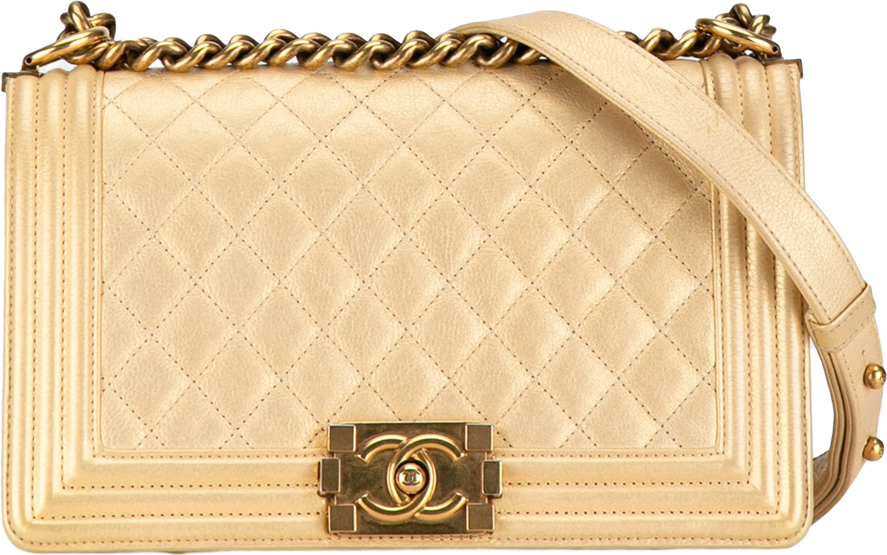 Chanel Medium Lambskin Boy Flap