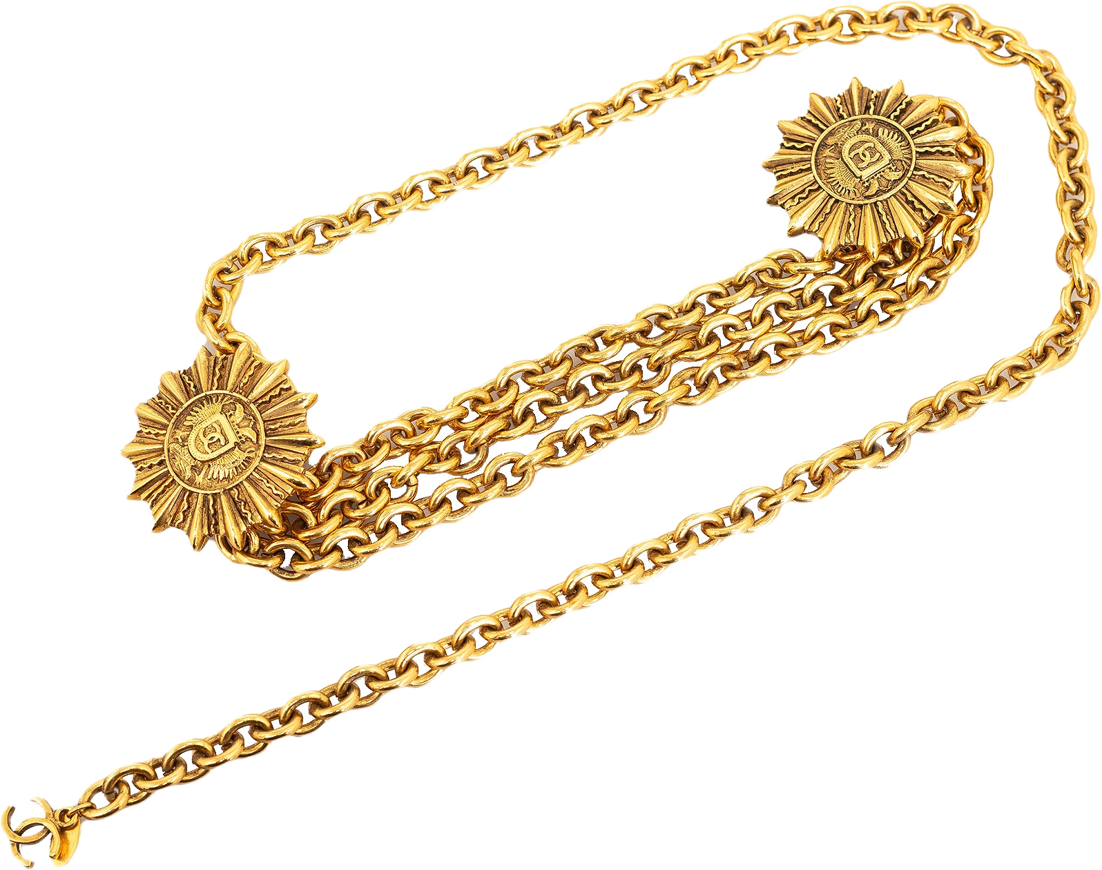 Chanel Double Sun Cc Chain-link Belt
