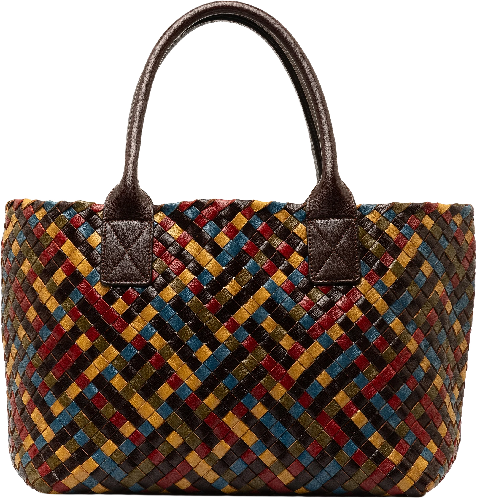 Bottega Veneta Medium Intrecciato Multicolor Cabat