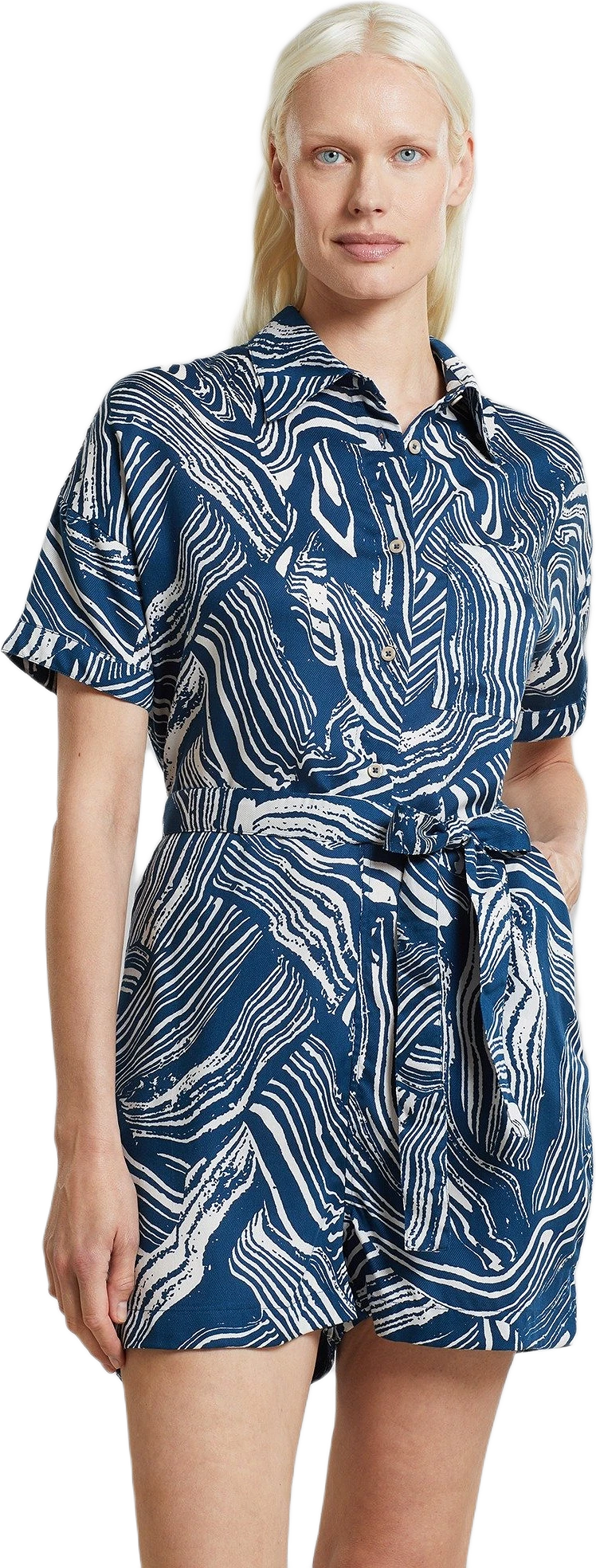 Jumpsuit Liljeholmen Clay Swirl Blue