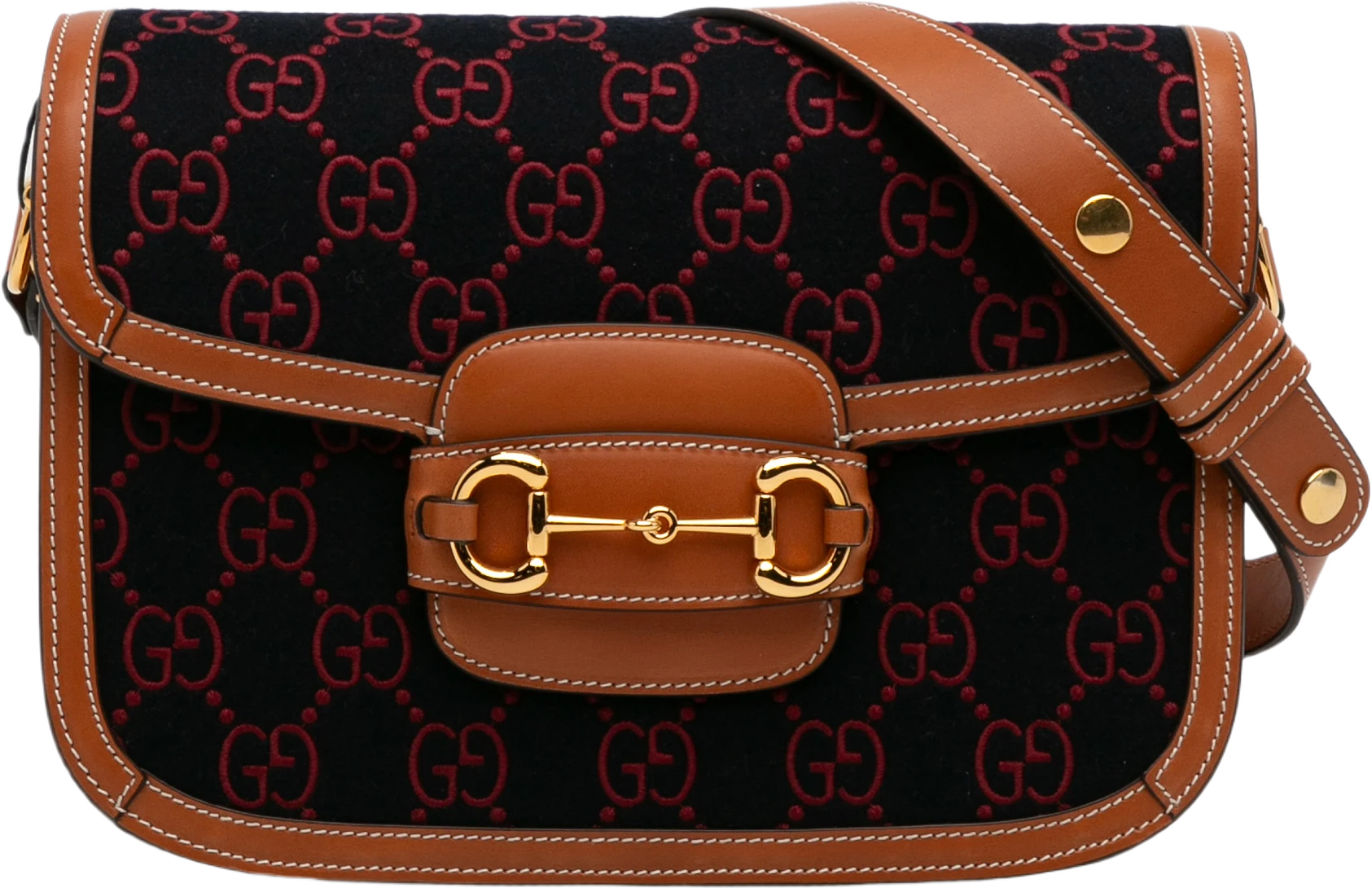 Gucci Gg Wool Horsebit 1955 Crossbody