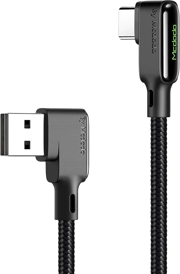 Vinklad Usb C Till Vinklad Usb A-kabel