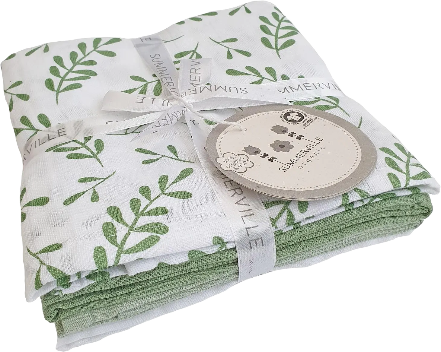 Muslin 4-pack Floral Gots