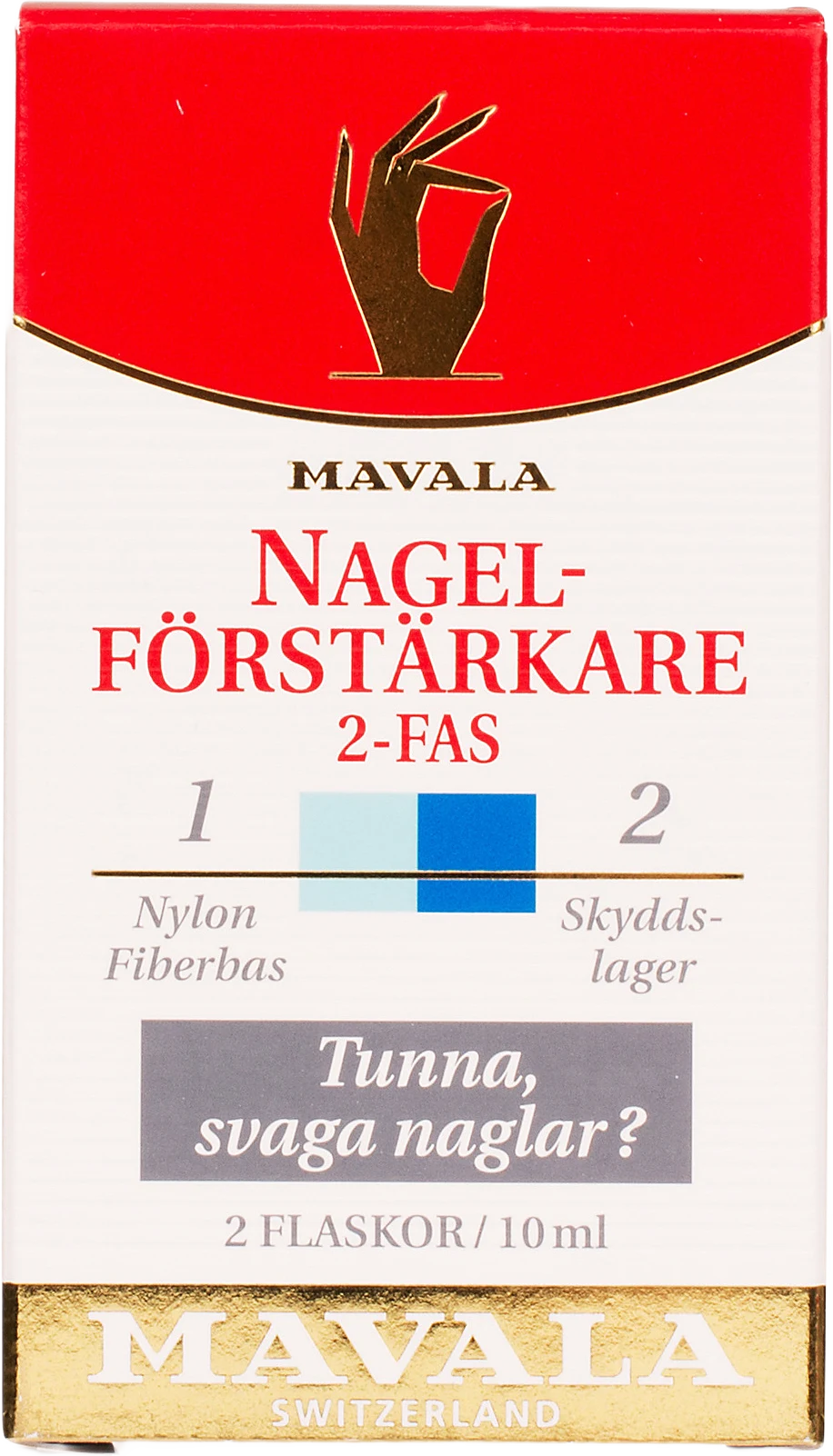 Nagelförstärkare 2-Fas, 10 ml