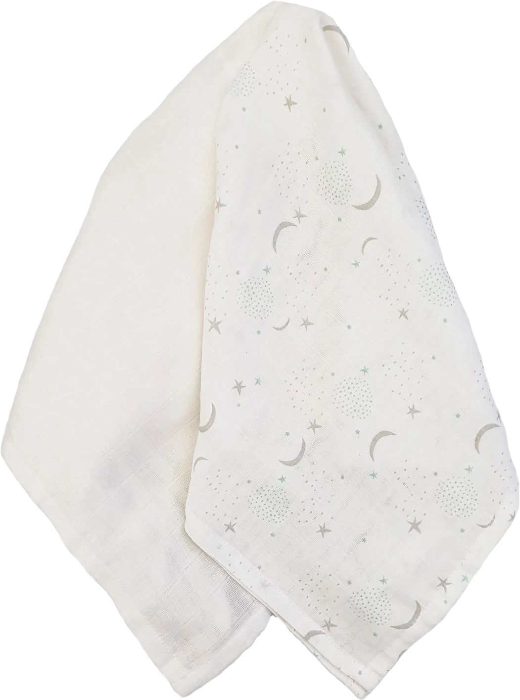 Muslin 2-pack Star-Moon GOTS