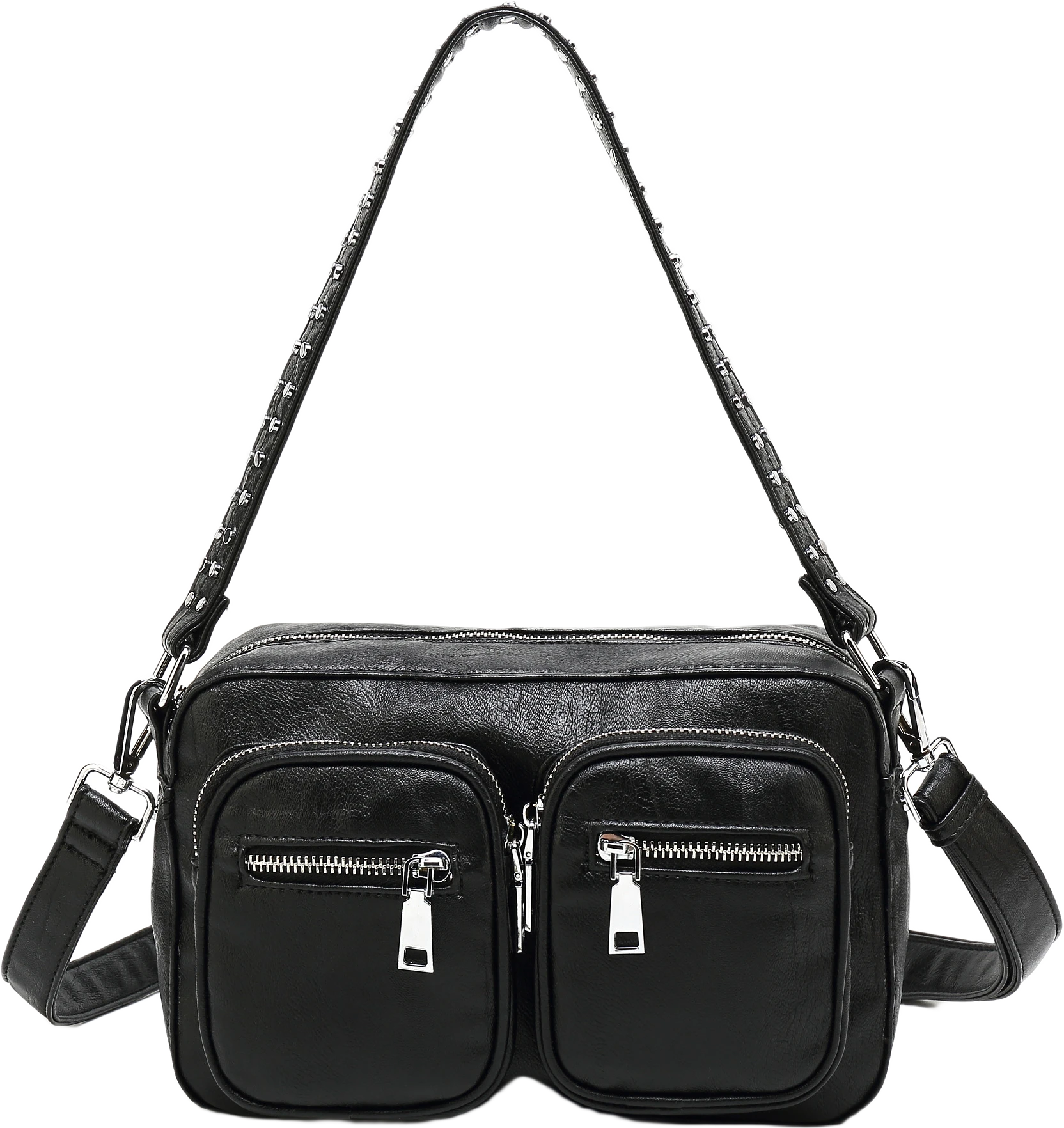 Celina Bag Black Leather Look - Black Leather Look