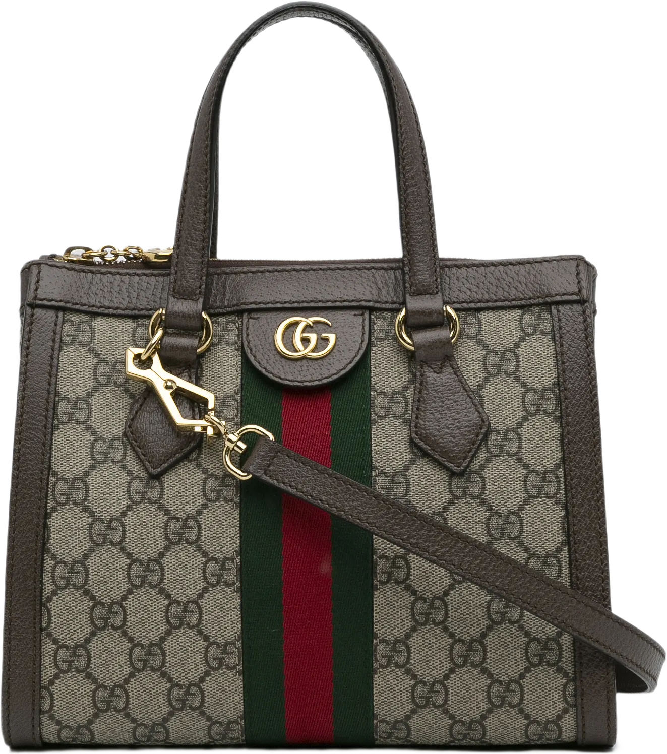 Gucci Small Gg Supreme Ophidia Satchel