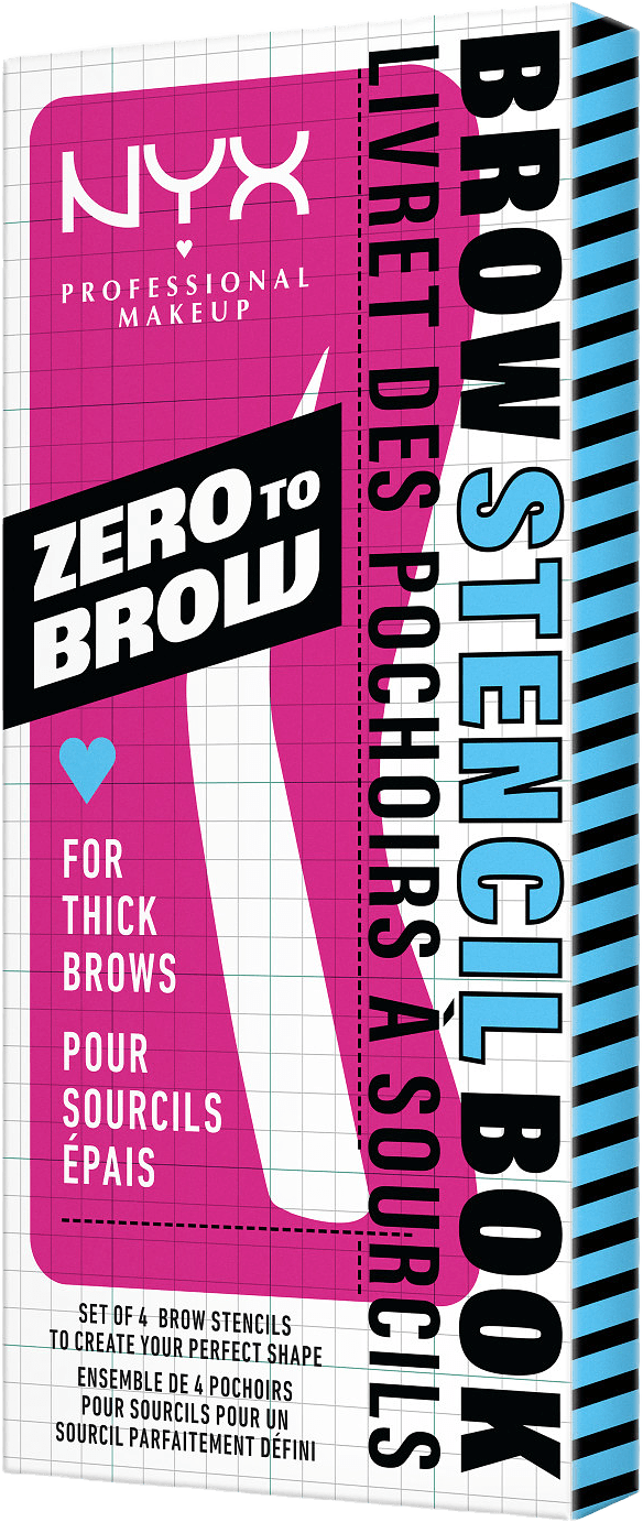 Zero To Brow Stencil