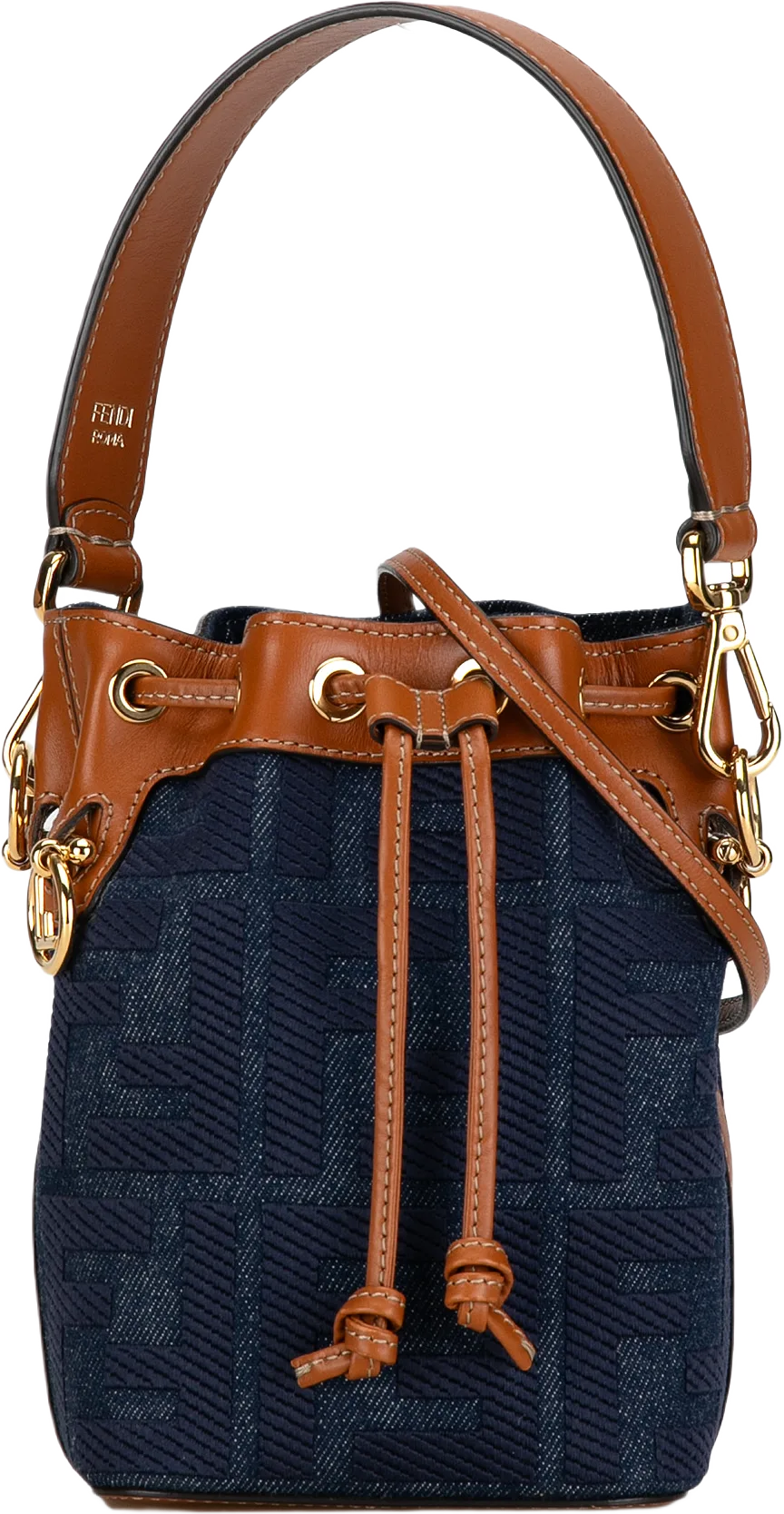 Fendi Mini Denim Zucca Mon Tresor