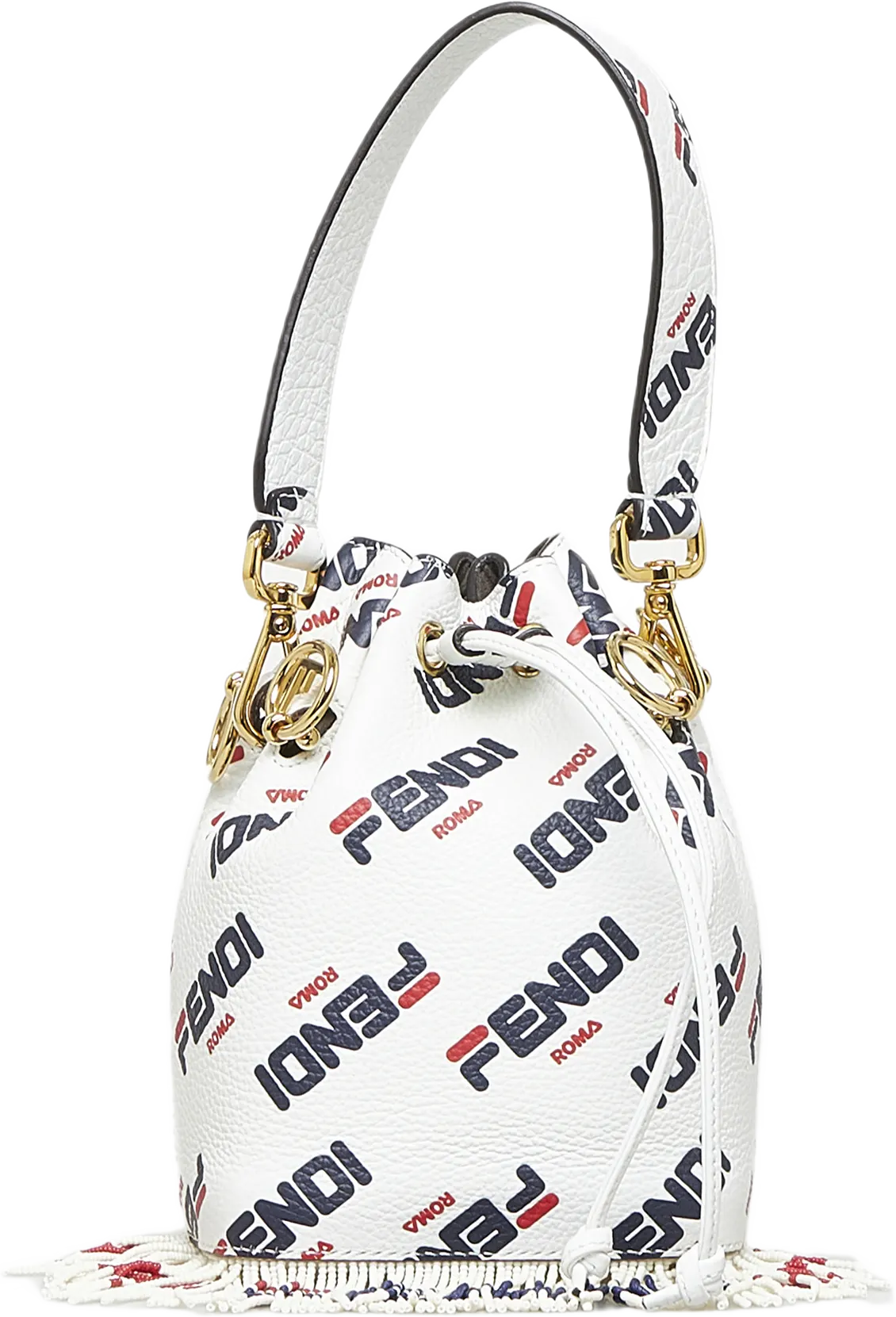 Fendi Fendi X Fila Mania Mini Mon Tresor Bucket Bag