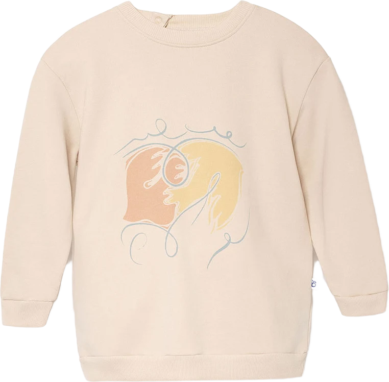 Ekologisk Sweatshirt Pastel Doves