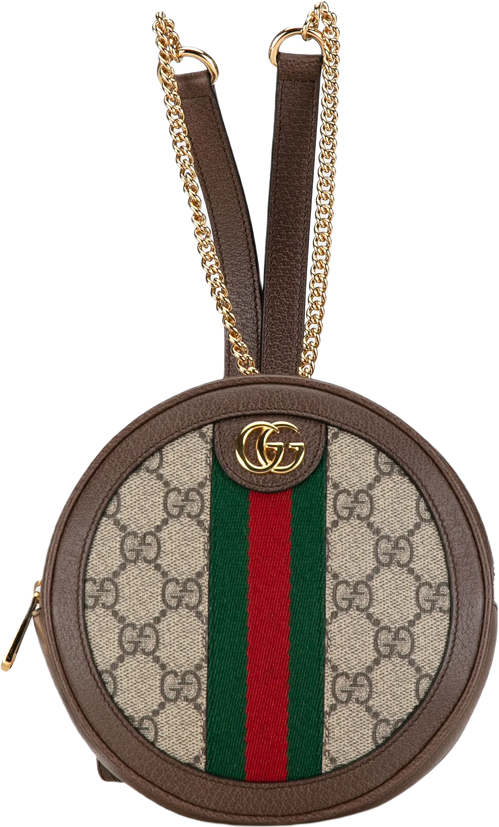 Gucci Mini Gg Supreme Round Ophidia Backpack