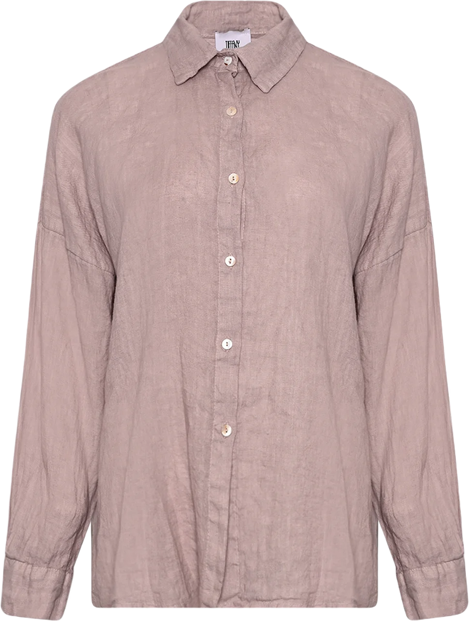 Gia, Shirt, Linen - Dust Lavender