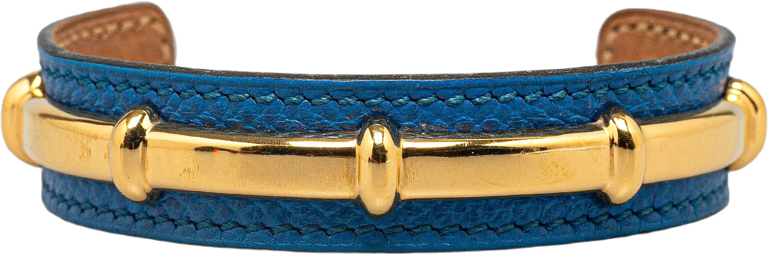 Hermès Leather Agatha Cuff Bracelet