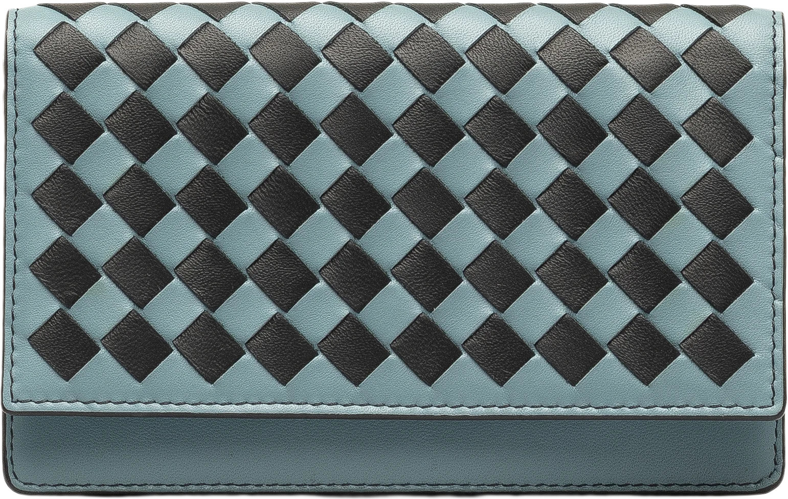 Bottega Veneta Intrecciato Flap Long Wallet