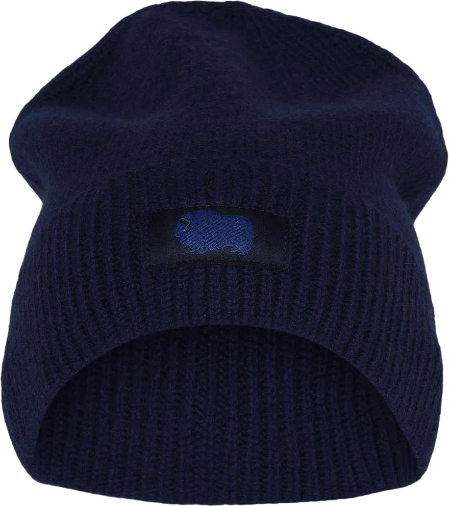 Ekologisk Ull, Beanie Hatt, Navy