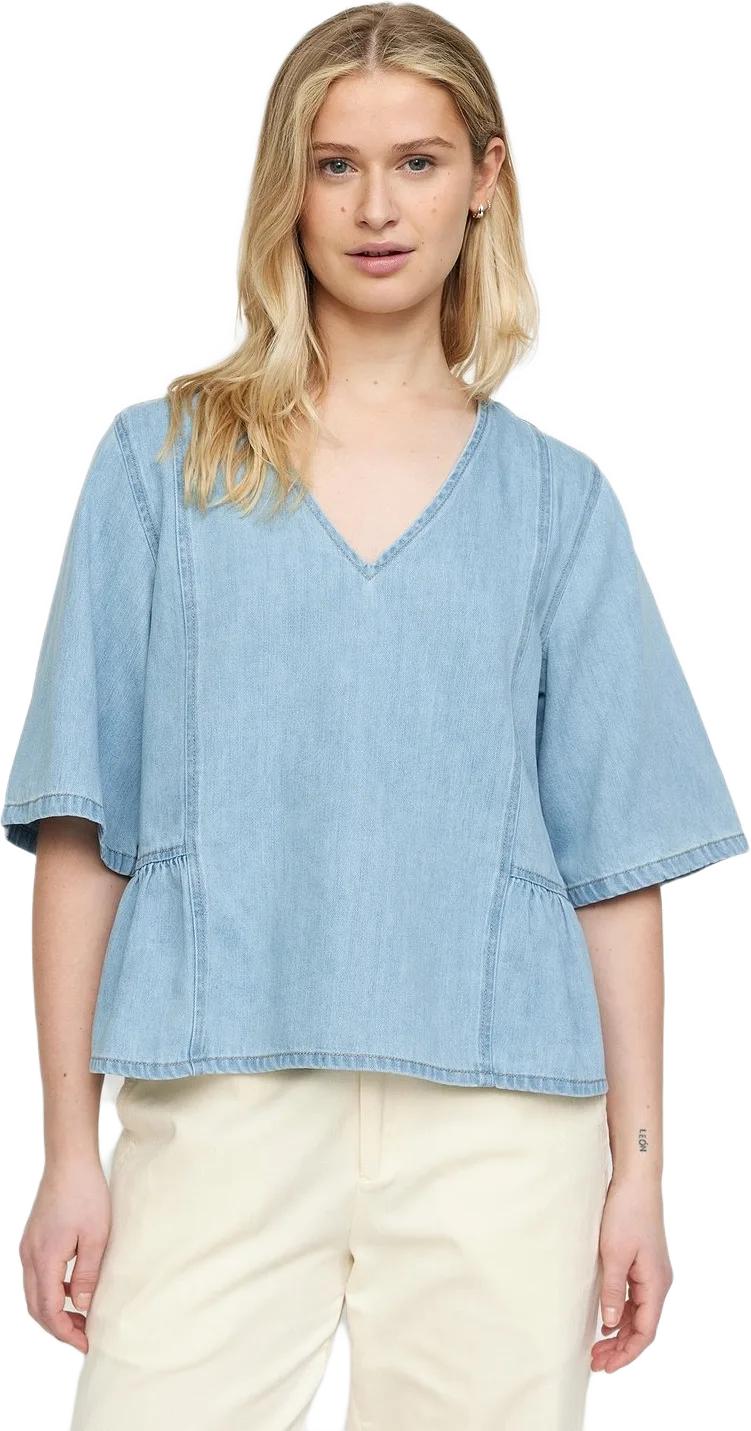 Sremila Blouse - Light Blue Wash