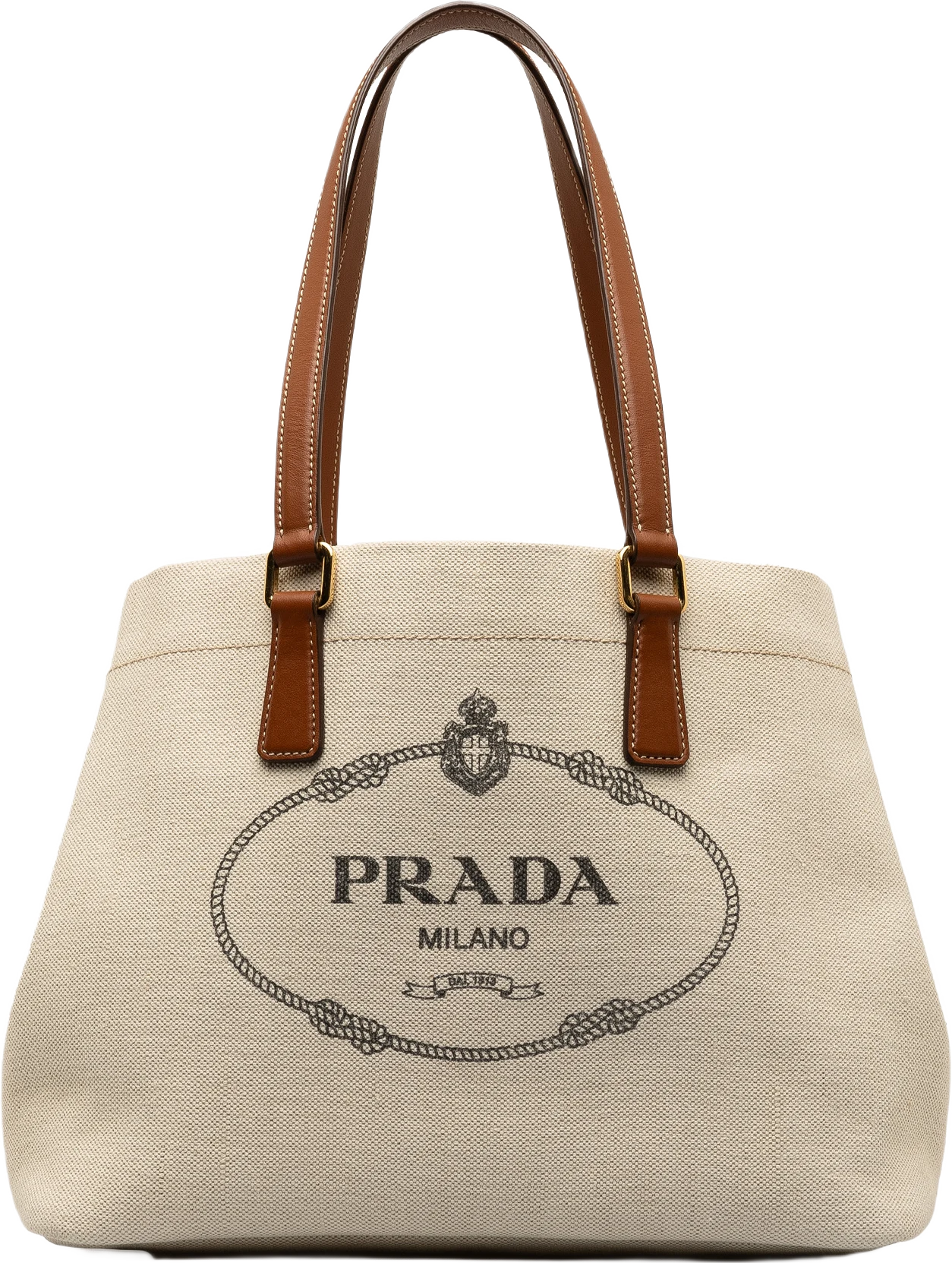 Prada Canapa Logo Tote Bag